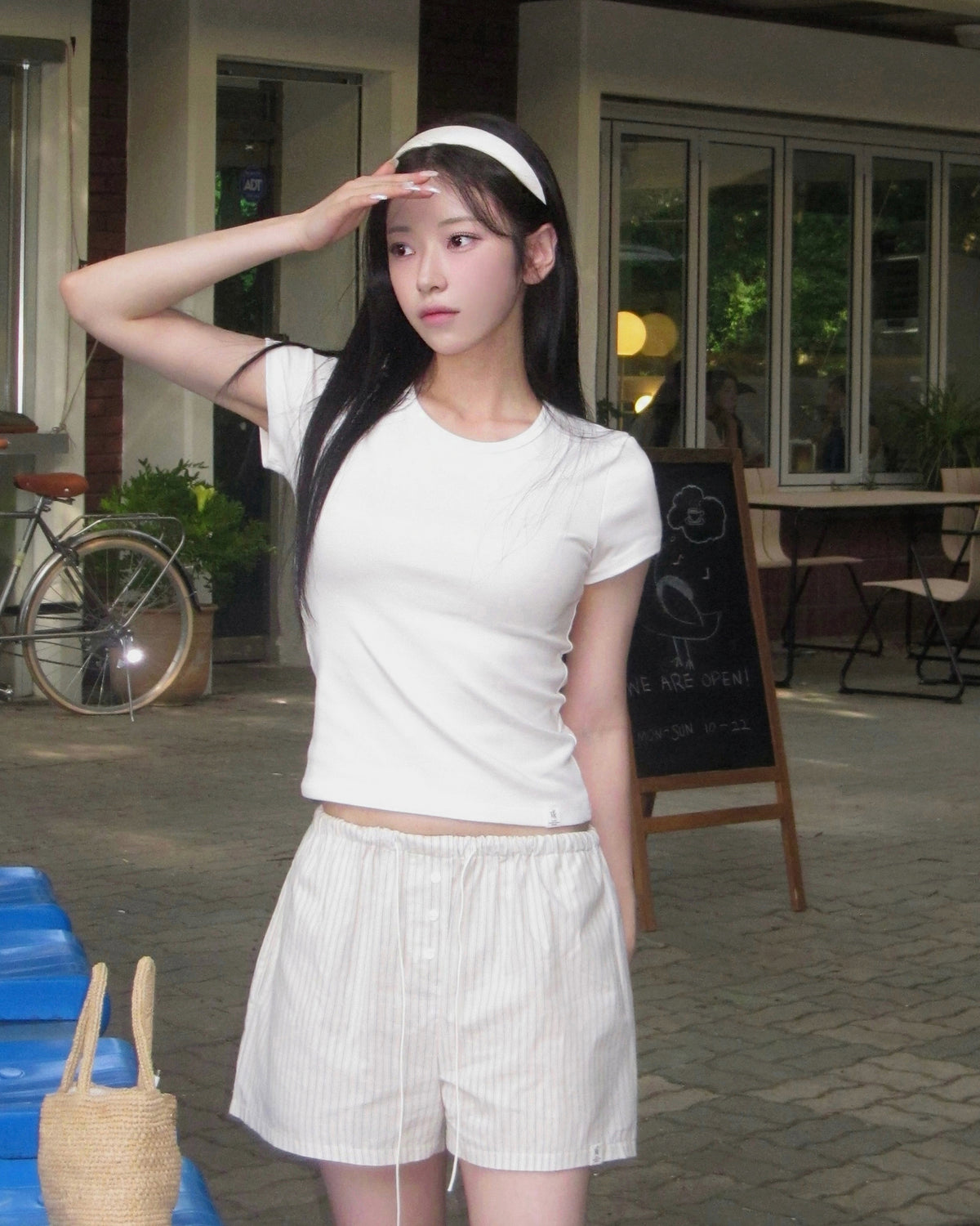 Earlit Basic Round Short-Sleeve T-Shirt