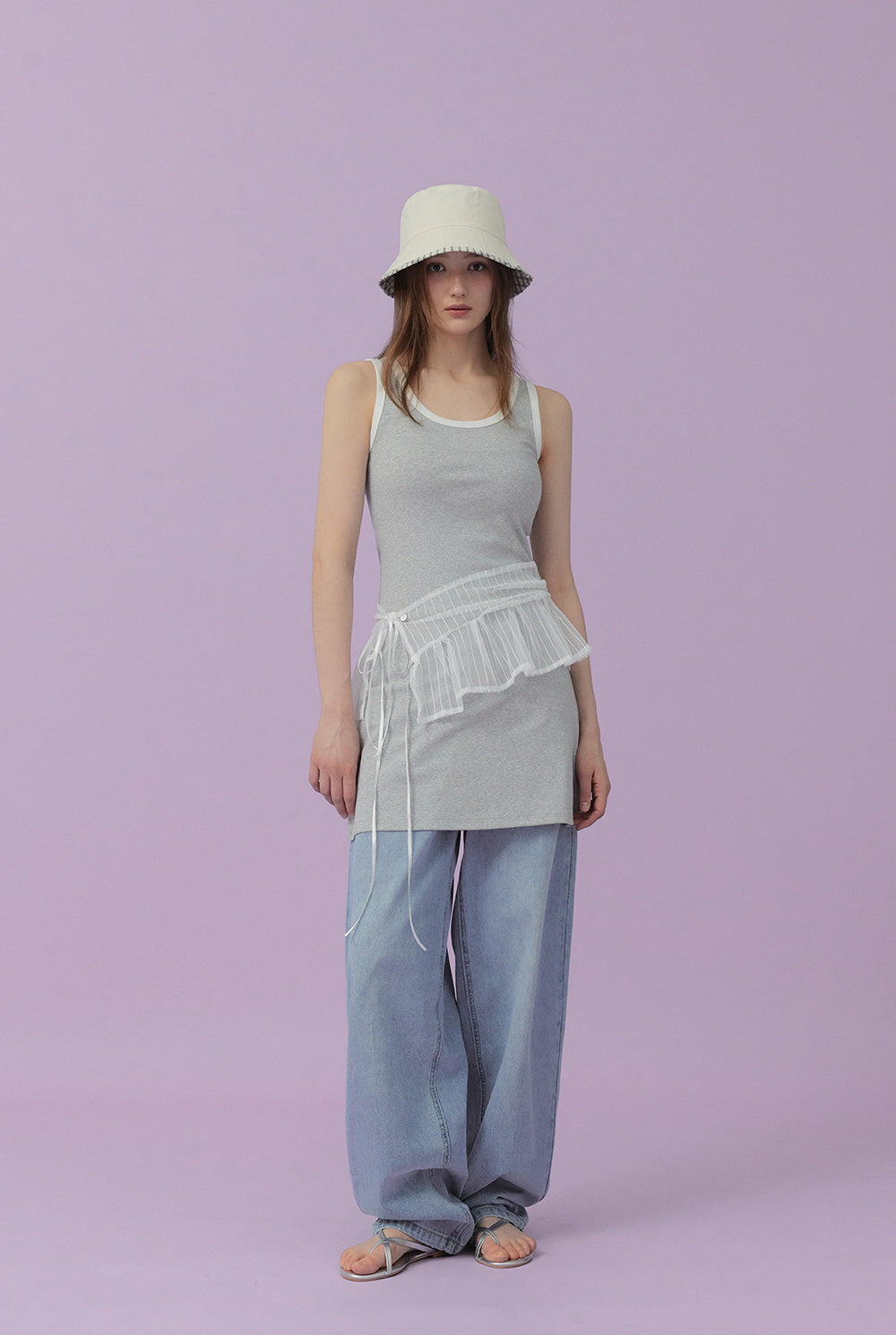 [TWEE] Robe mini sans manches Newman