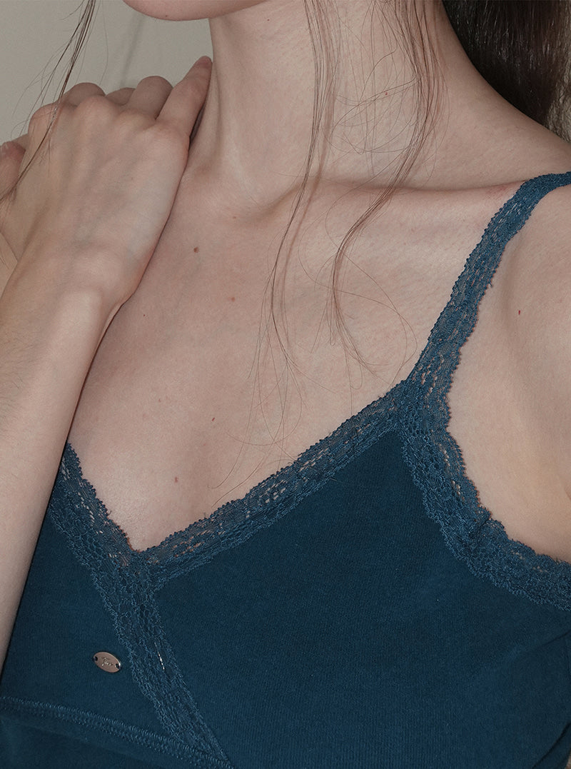 Rosel lace suede sleeveless top | View 4