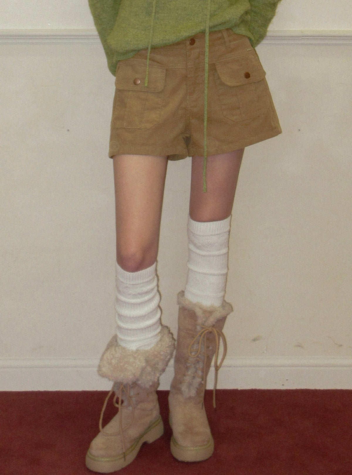 TWEE Nutt big pocket corduroy shorts | Main product image