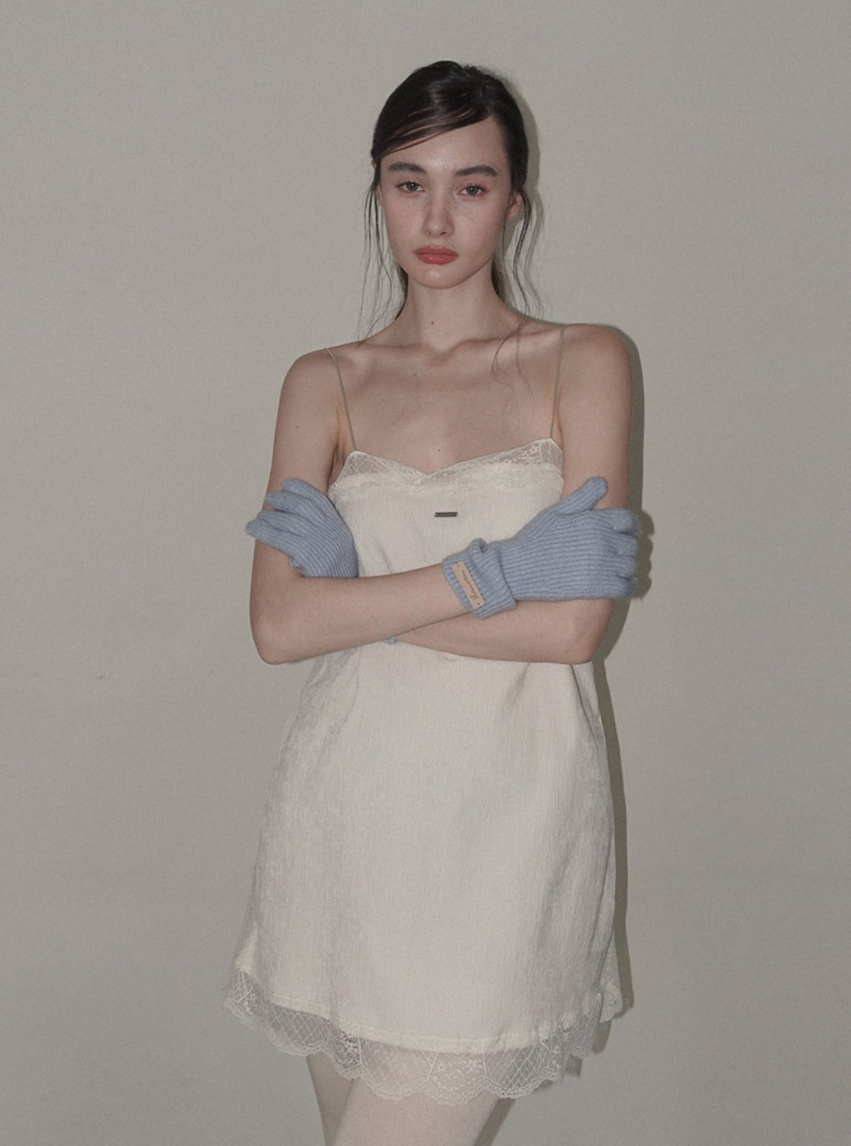 Iden lace suede sleeveless top | Main