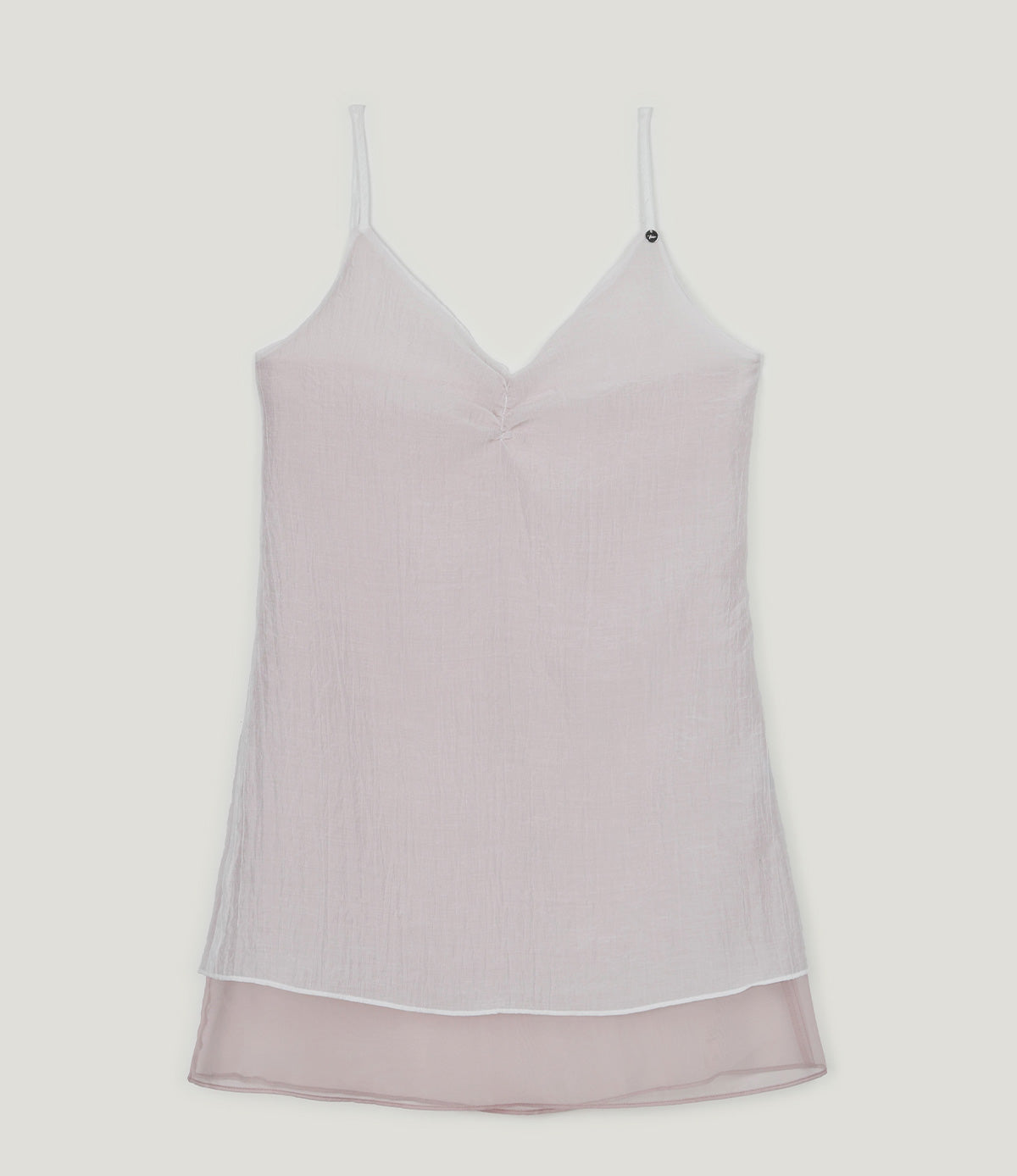 [TWEE] Vestito Midi Smanicato Rodi Sheer con Arricciature