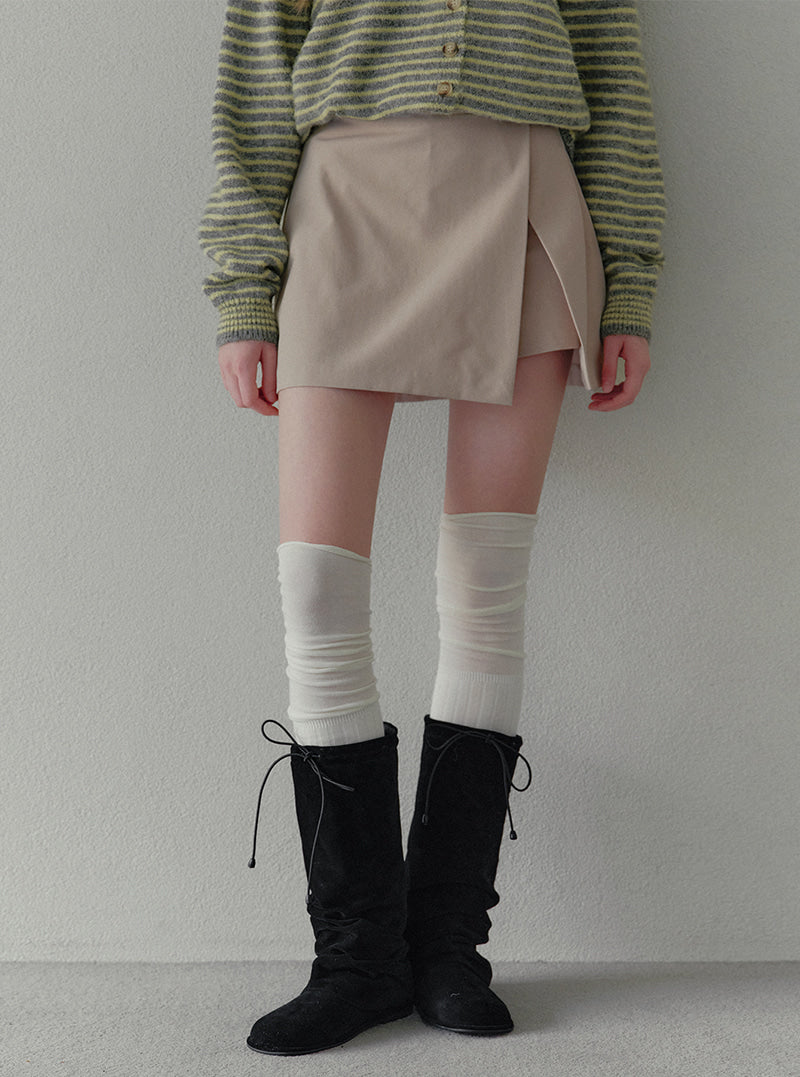 Aren side slit mini skirt | View 6