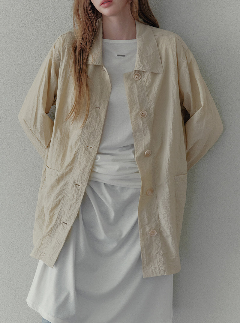 Elli shirring boat neck long dress | View 10