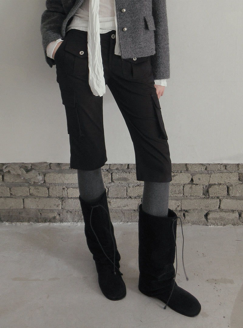 Rollen pocket vintage capri pants | View 8