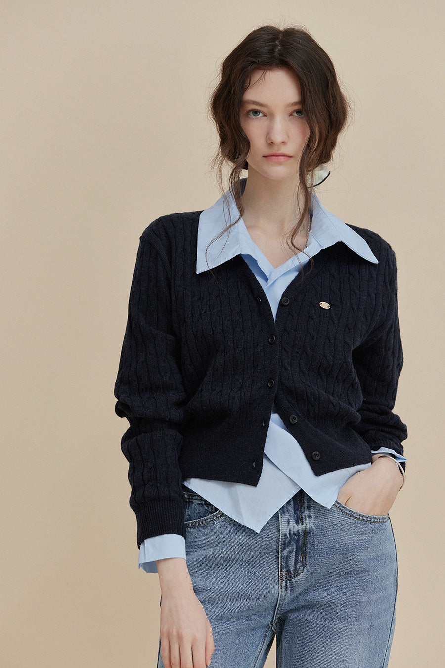 Sweetie Angora Knit Cardigan