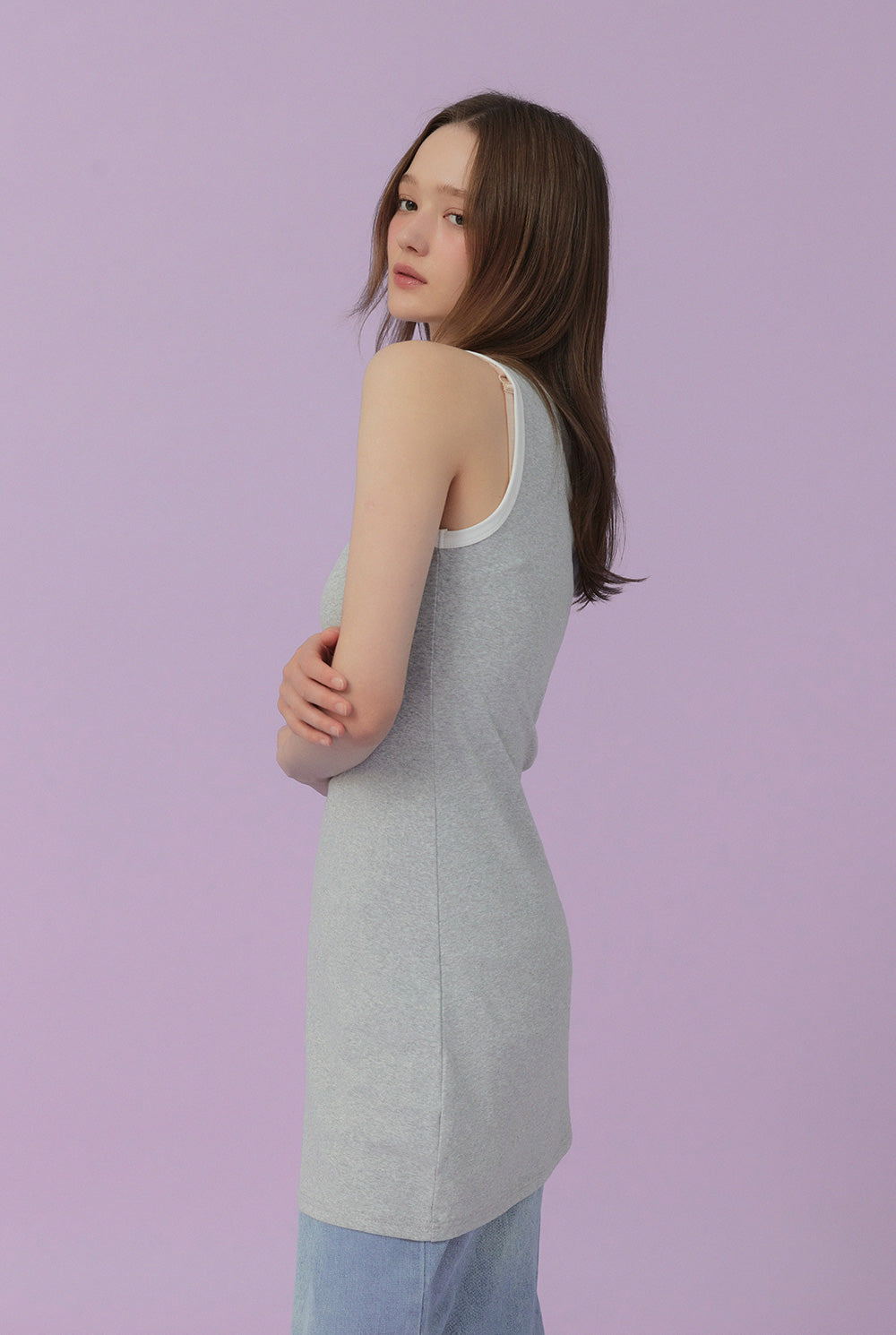 [TWEE] Newman ärmelloses Minikleid