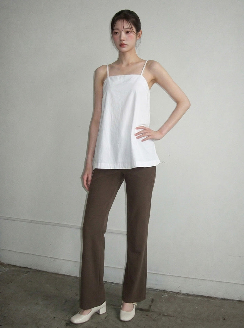 Remi semi bootcut slacks | View 3