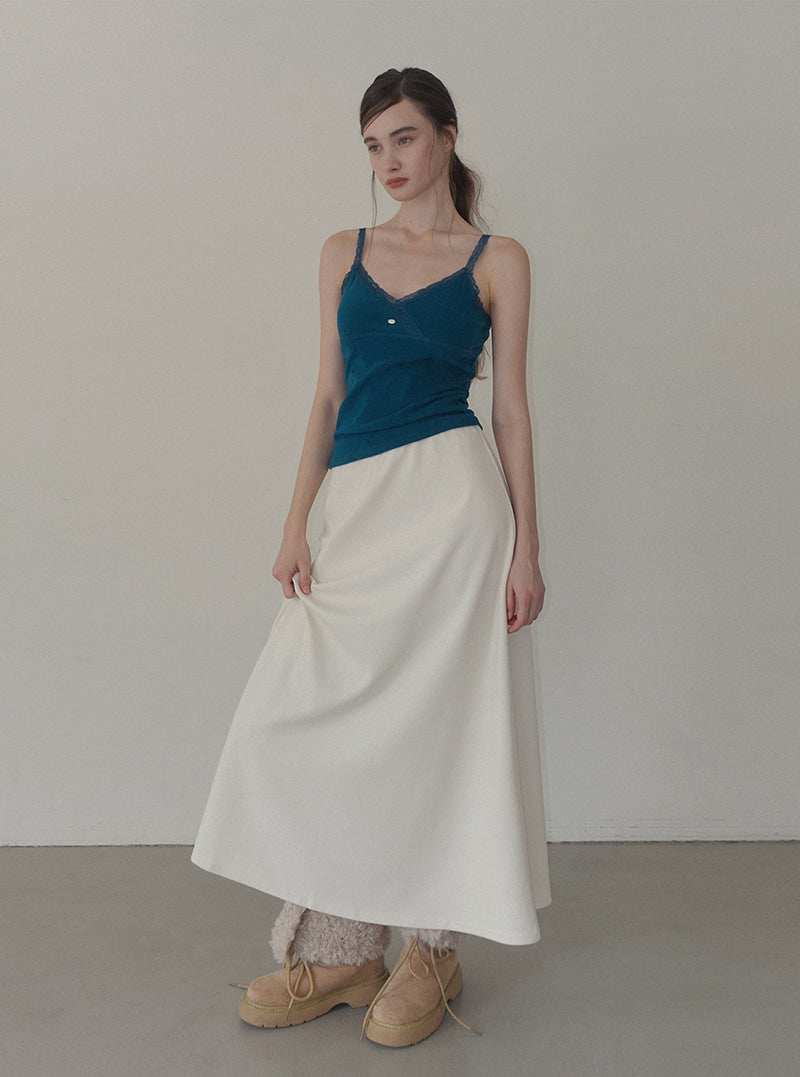 Rosel lace suede sleeveless top | View 5