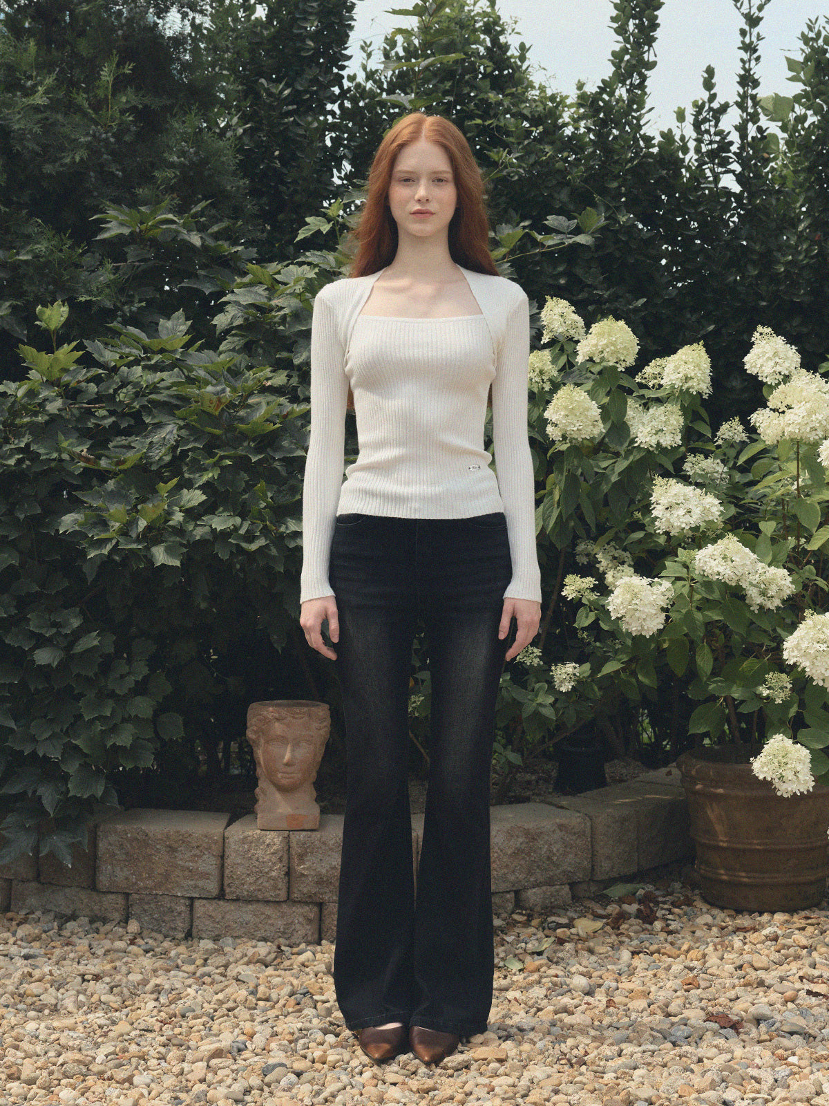 [TWEE]Inlet Bolero in maglia a maniche lunghe