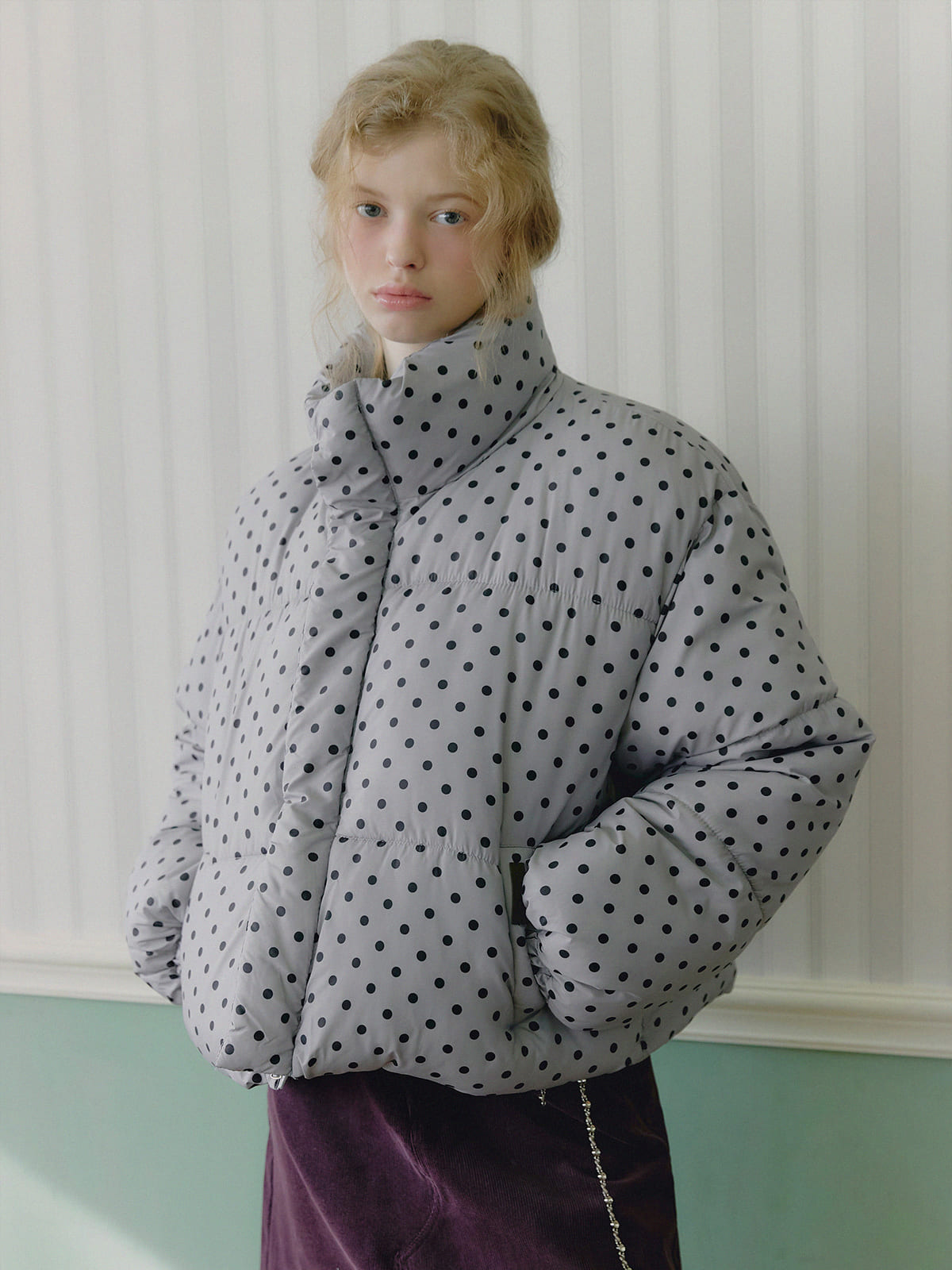 [TWEE] Shaco kurzer, gepolsterter Pullover