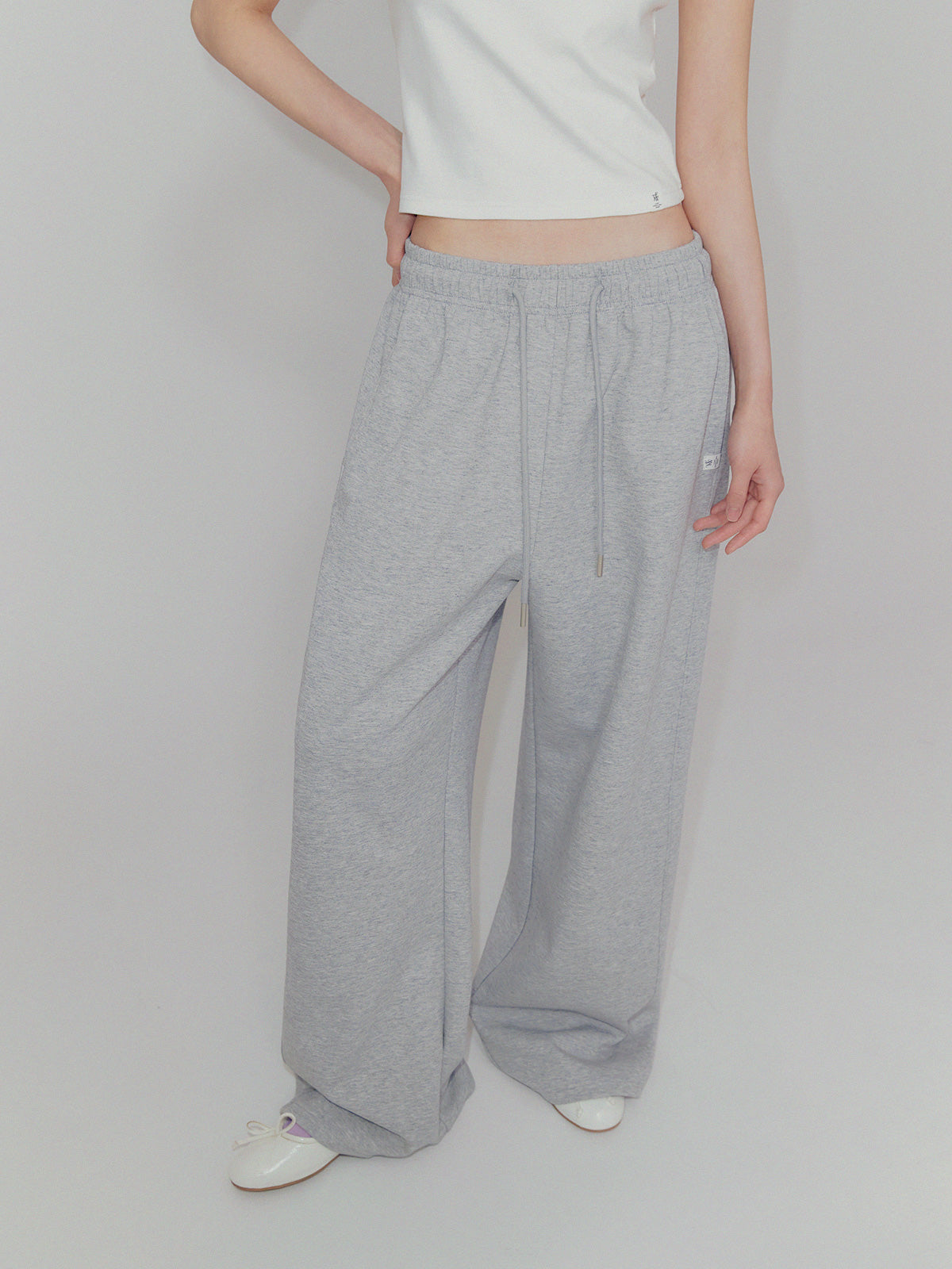 [TWEE] Forden Basic Lange Sweatpants mit beidseitigem Bund