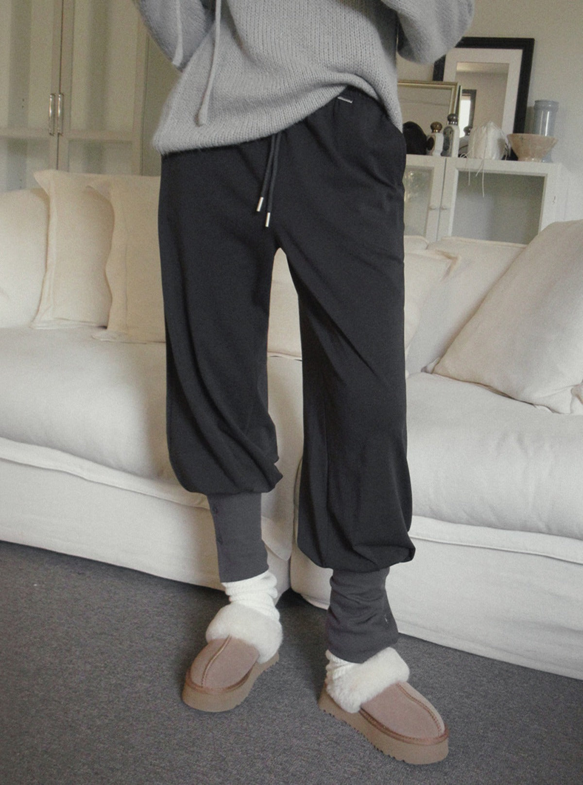 TWEE Zsen button banding harem pants | Main product image