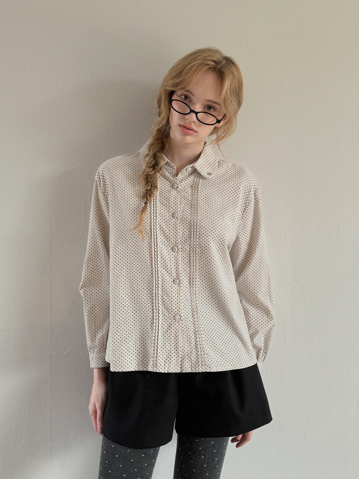 [TWEE] Blusa Linzl Dot Pintuck
