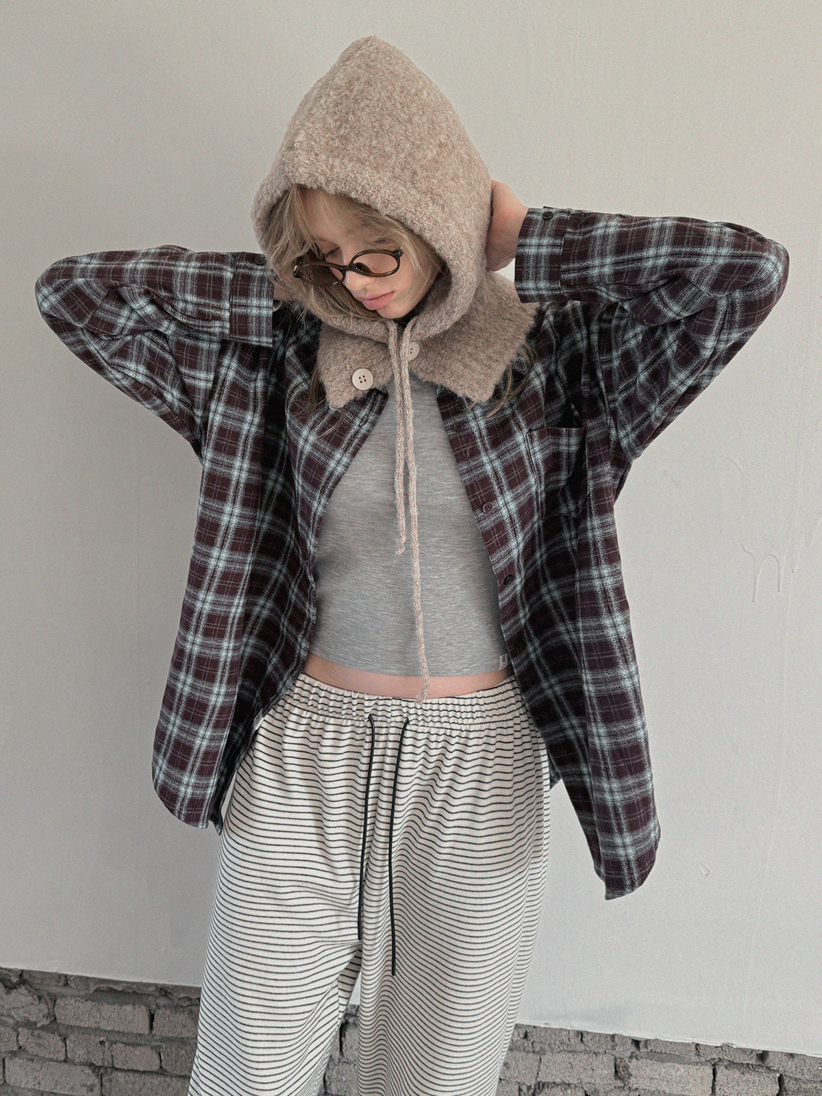 [TWEE] Camicia Oversize Riet Check