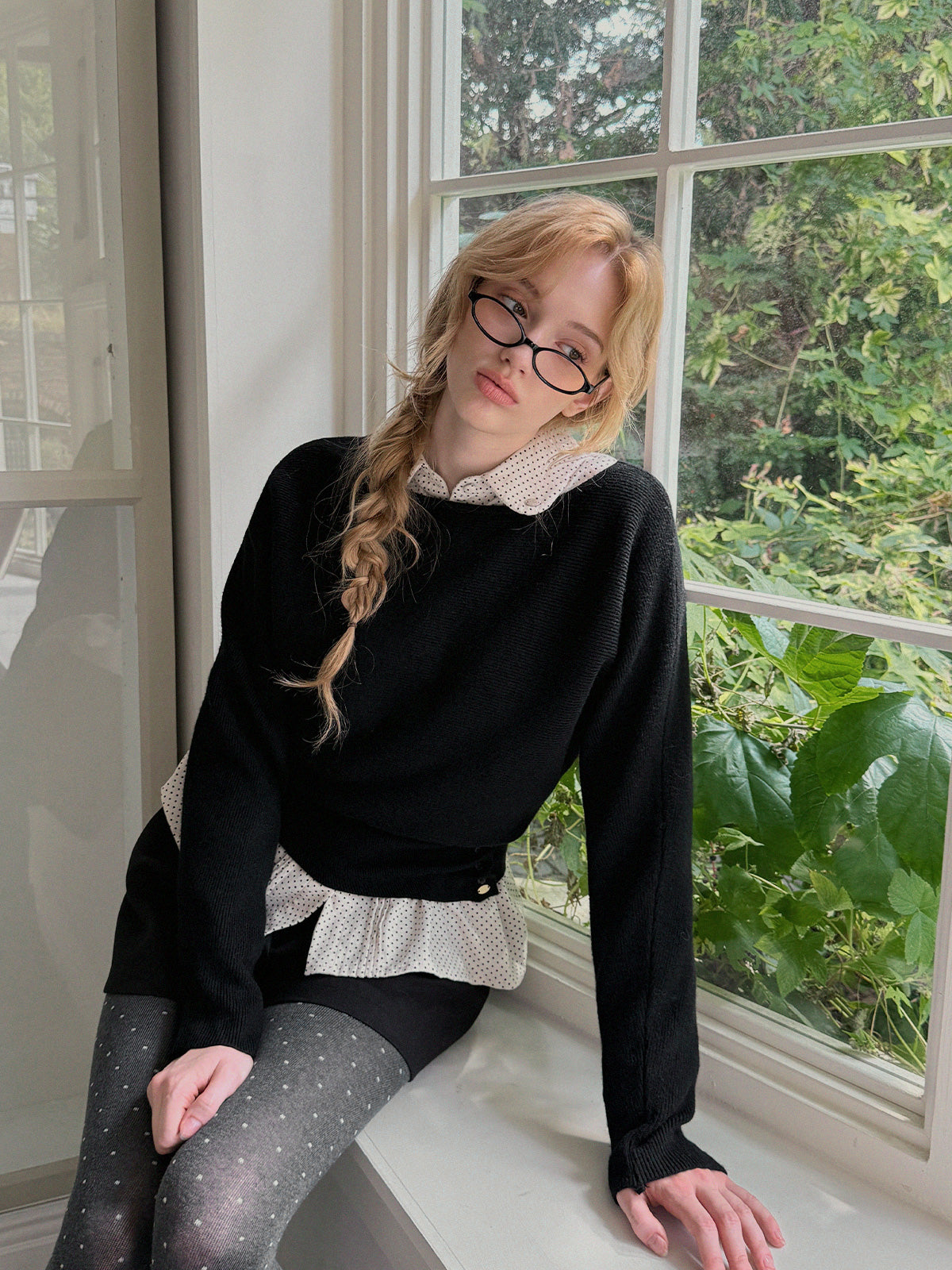 [TWEE] Blusa Linzl Dot Pintuck
