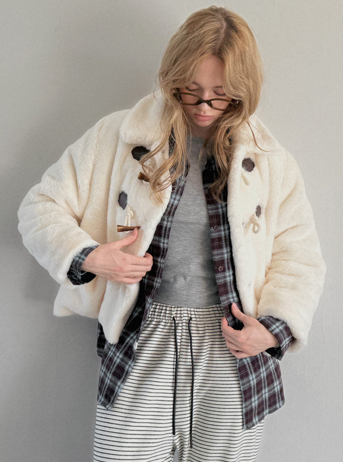 Linton Toggle Fur Jacket