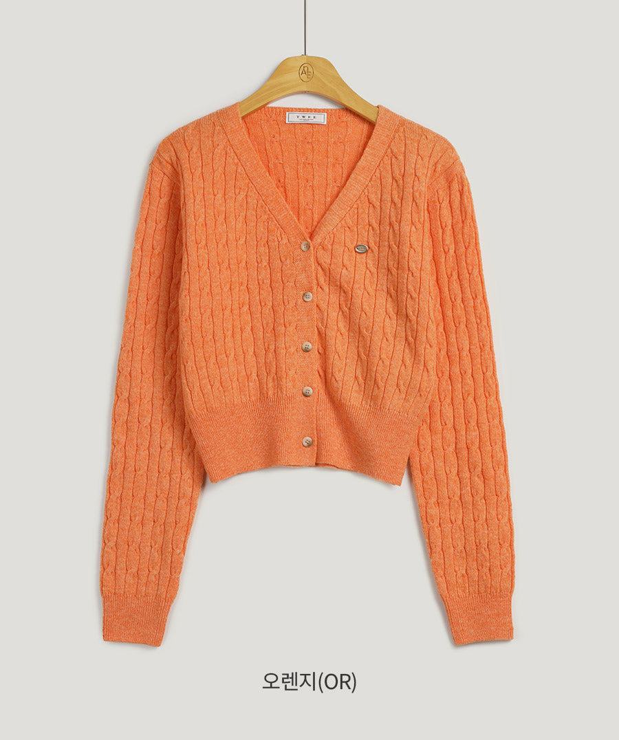 [TWEE] Süßes Angora Strickcardigan