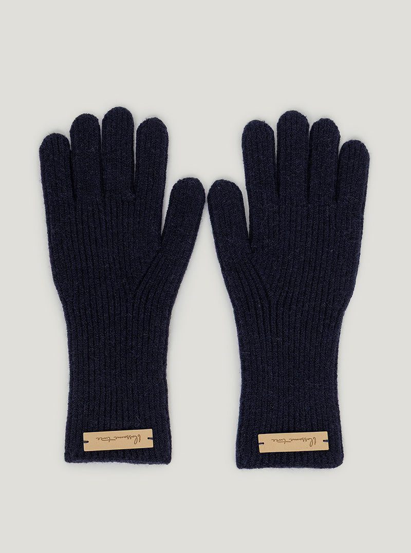 Meondeun basic color hand warmers | Navy cutout