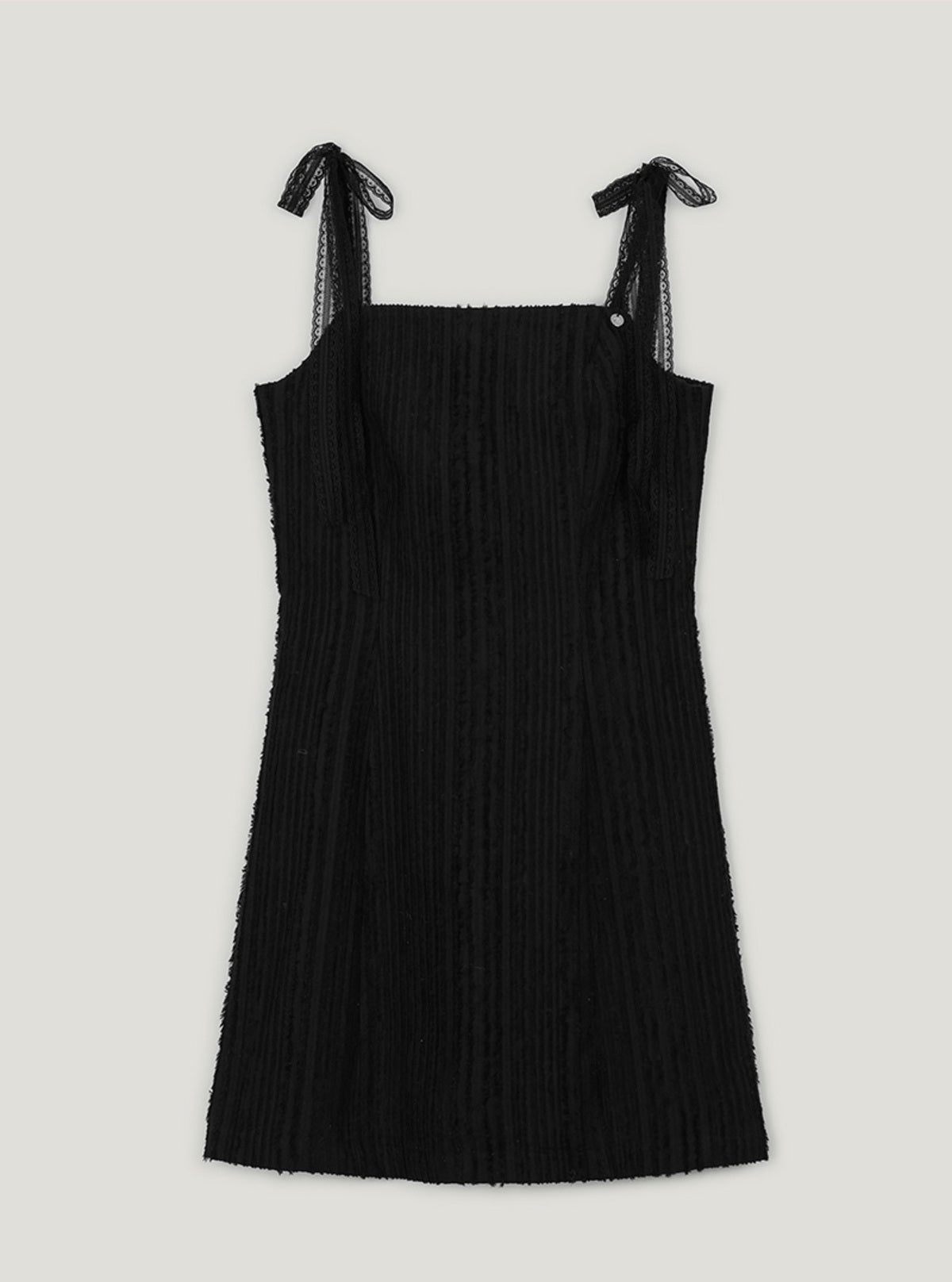 Flurty Lace Strap Sleeveless Mini Dress