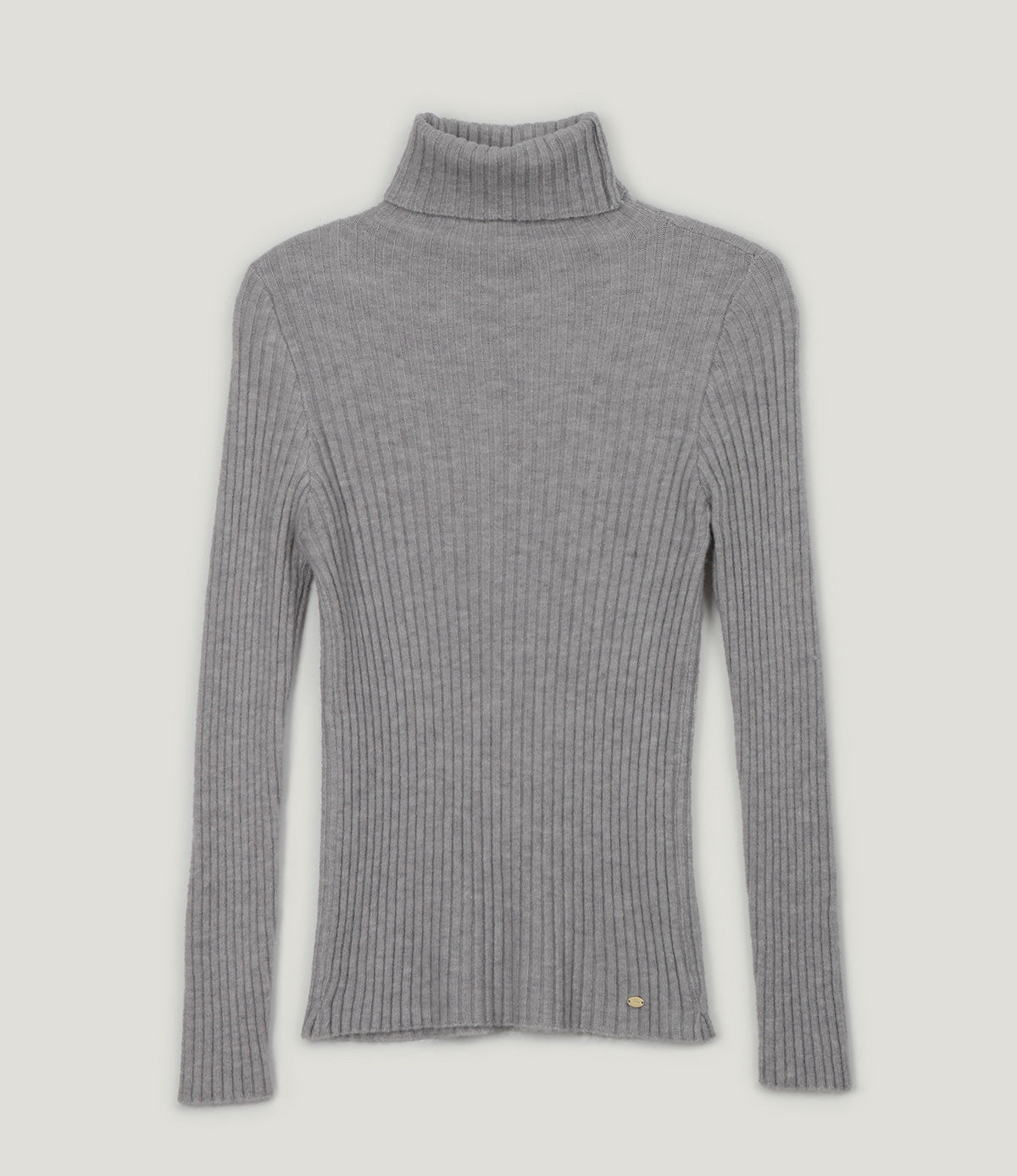Believe Ribbed Turtleneck Knit Top