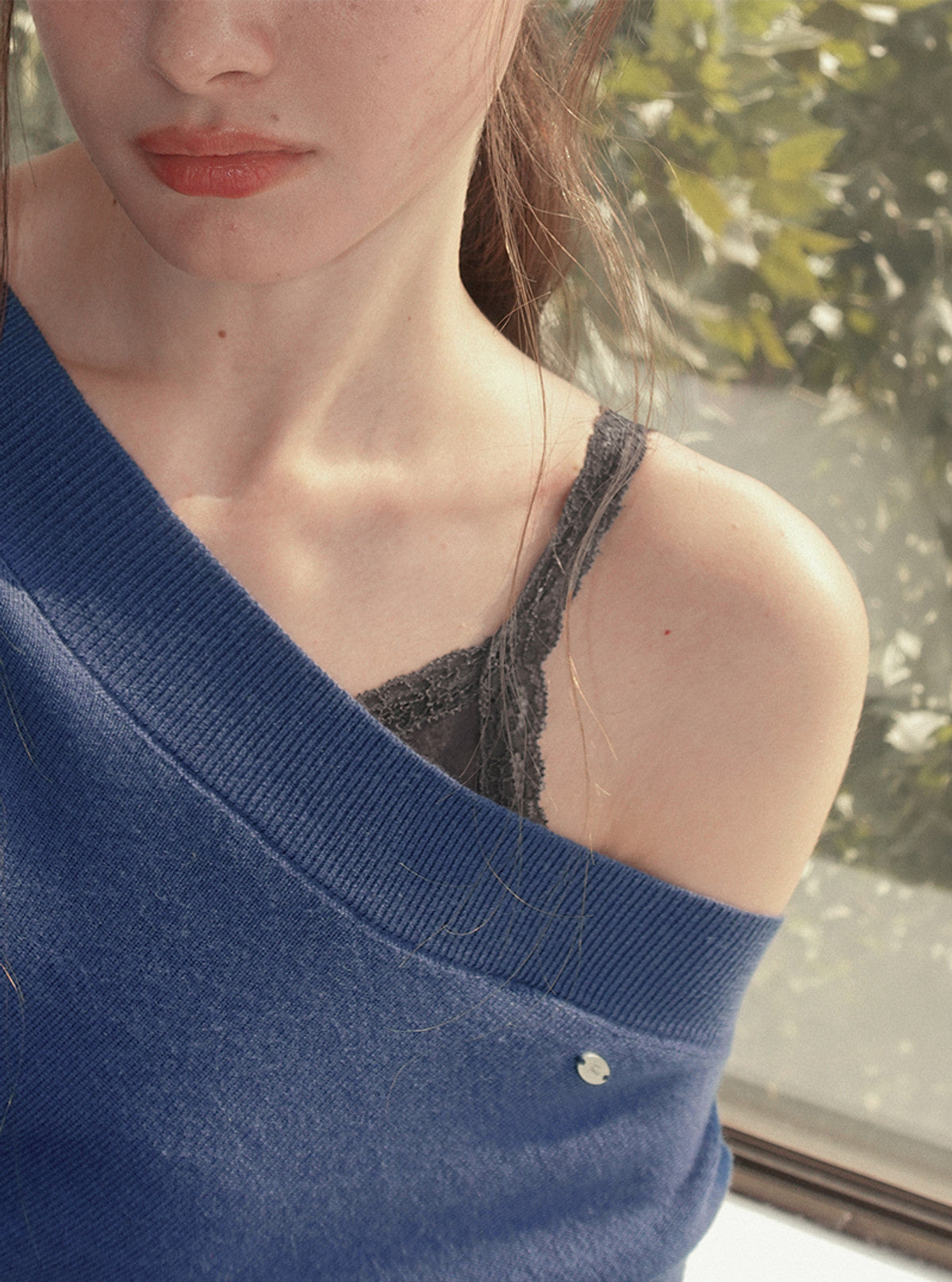 Noad off-shoulder long sleeve knit | View 5