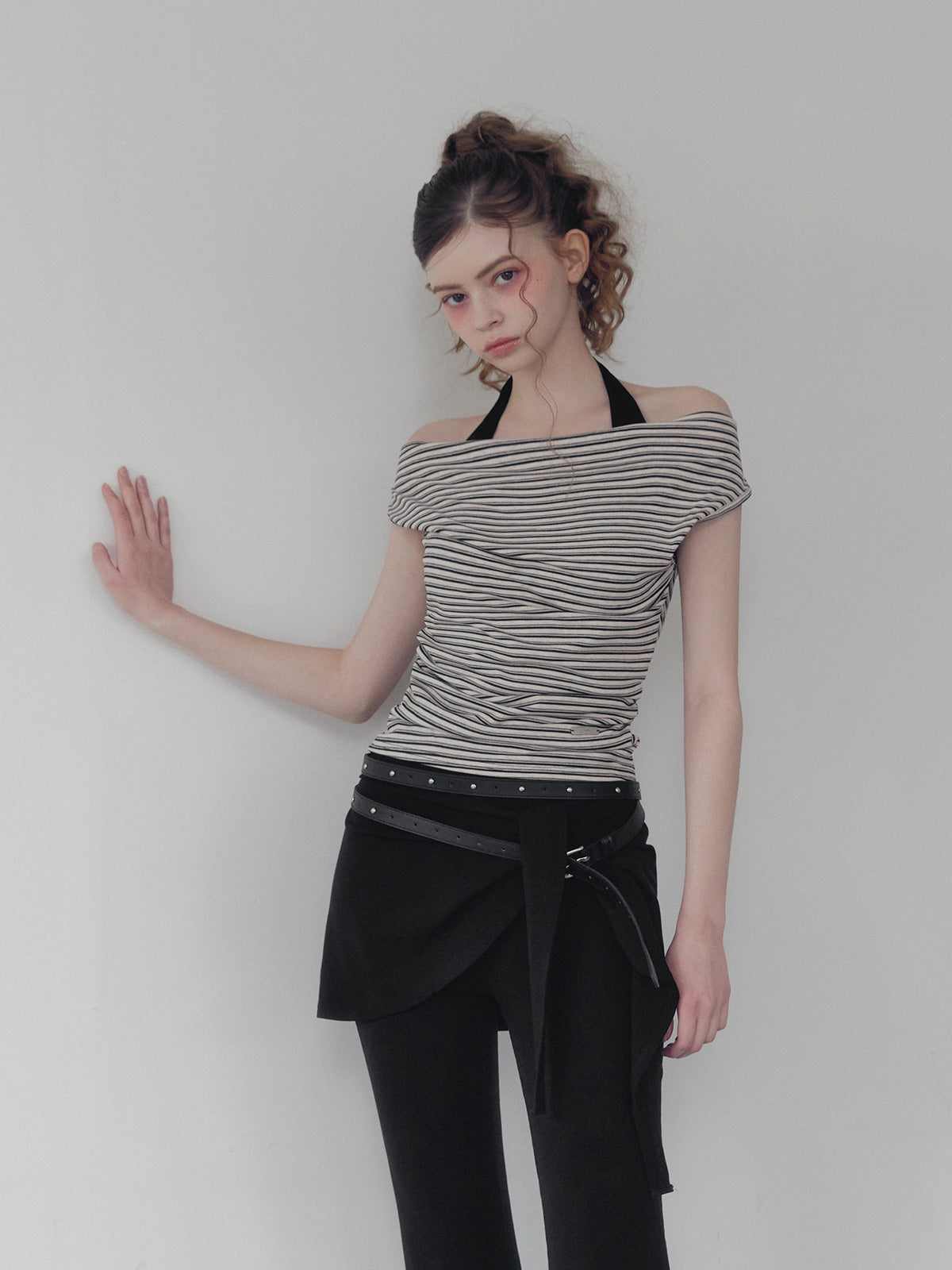 Edlen Halter Layered T-Shirt