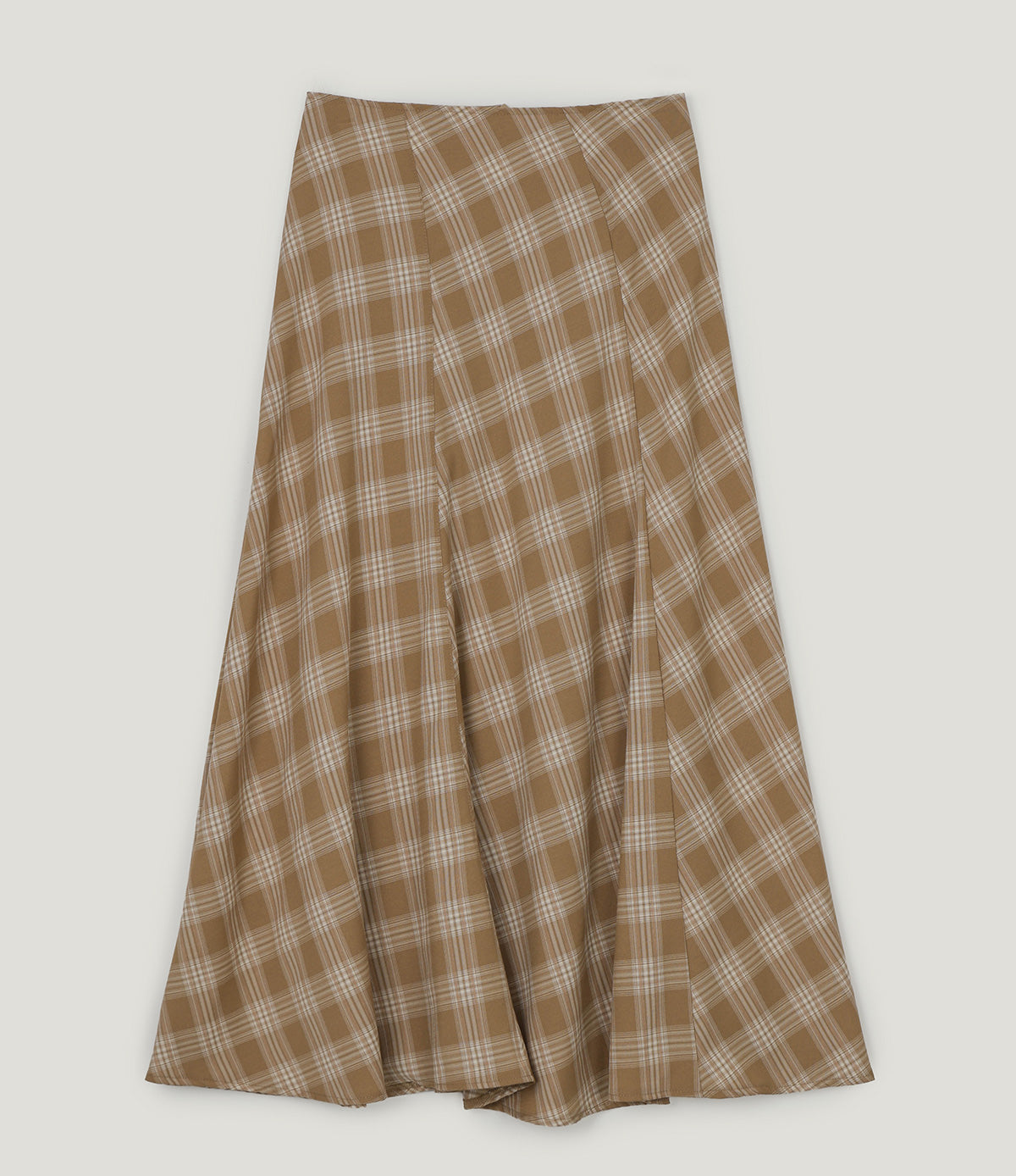 Fitz Check Maxi Long Skirt