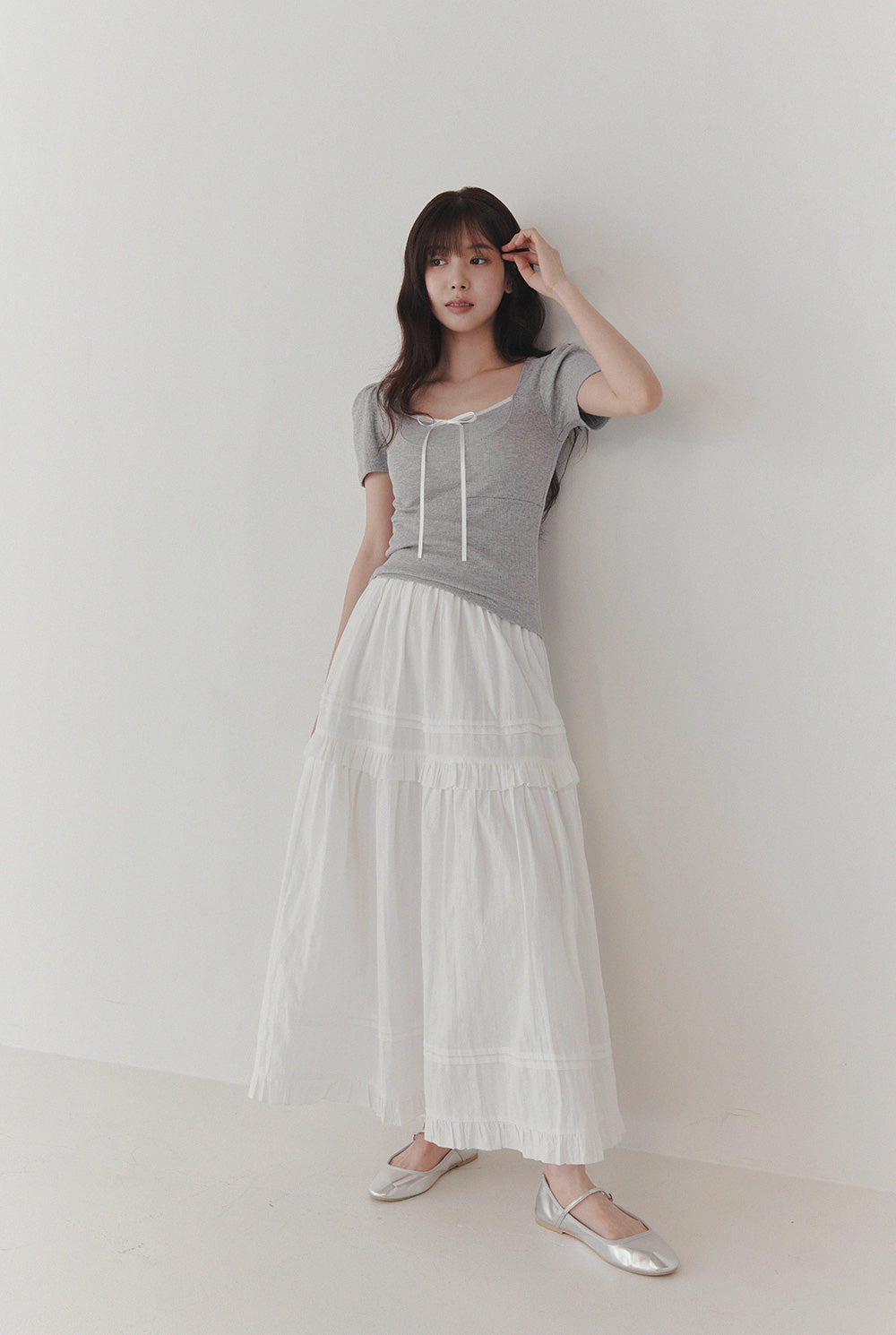 Lecheux Tie Lace Short-Sleeve T-Shirt