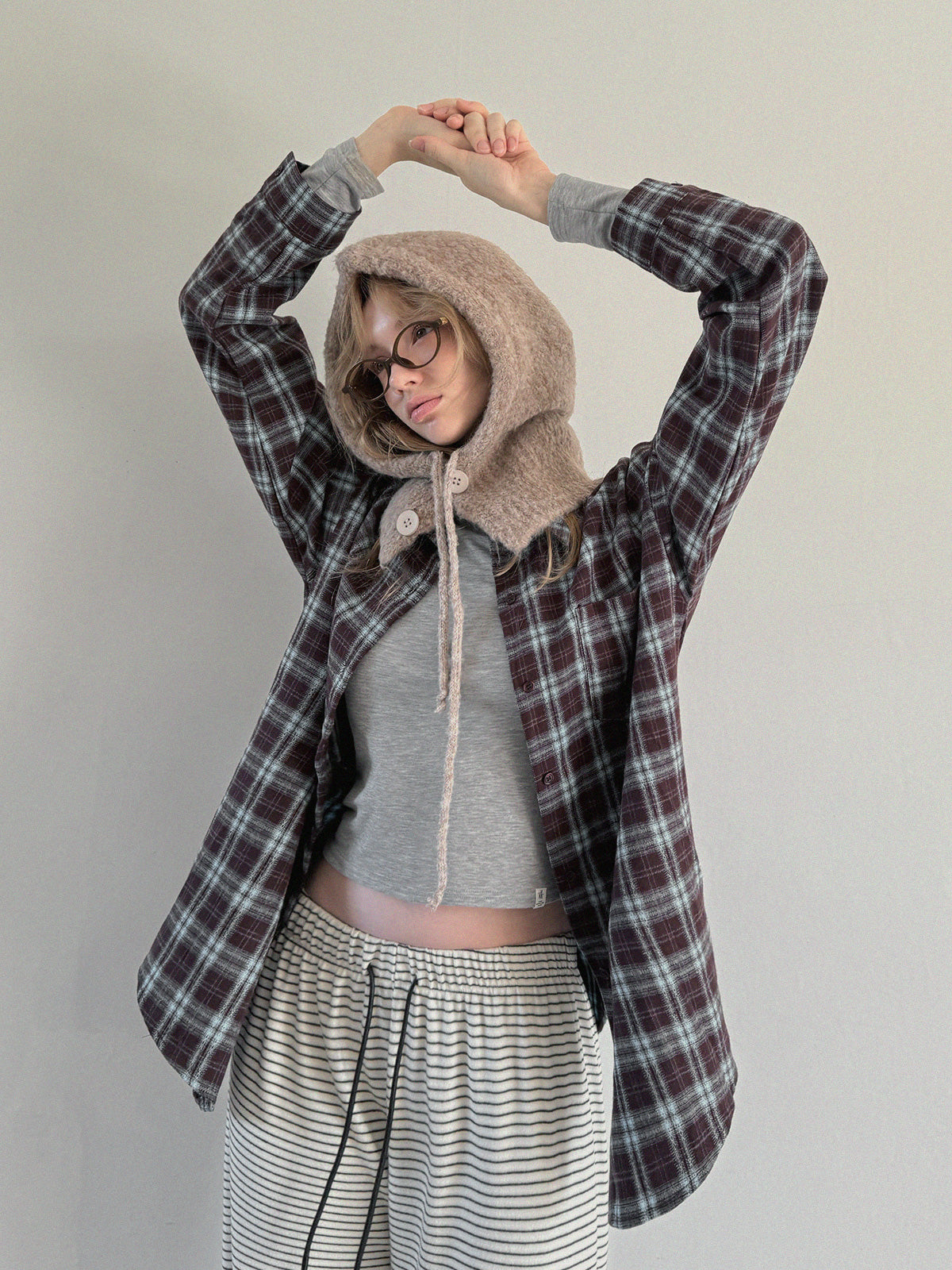 [TWEE] Camicia Oversize Riet Check