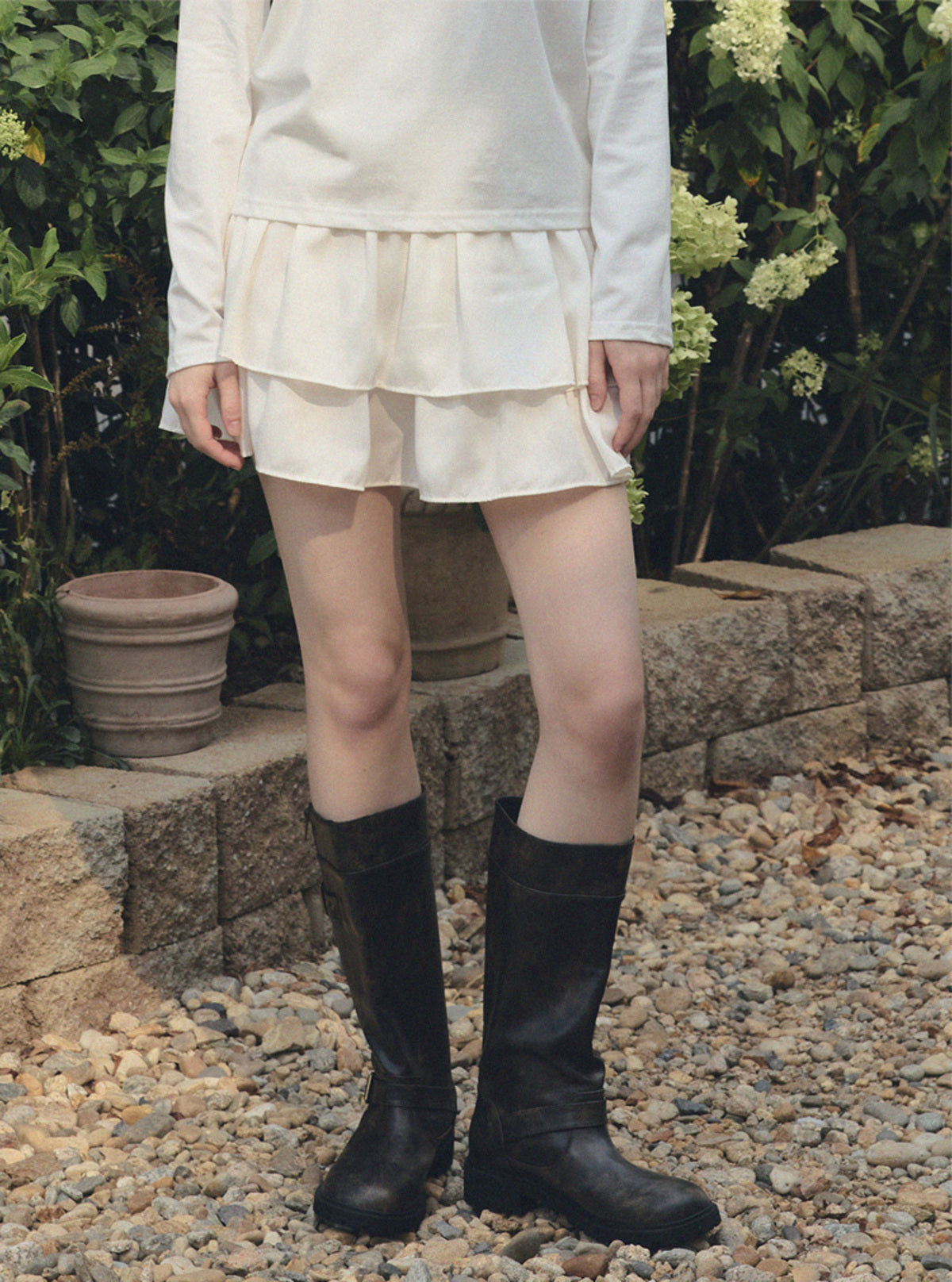 Daisy Tiered Mini Skirt