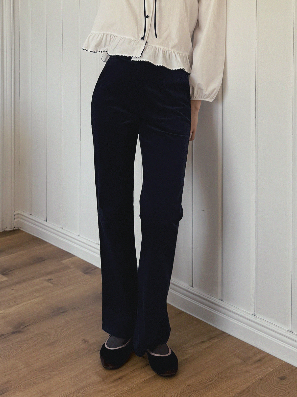 [TWEE] Pantalon long semi-évasé en velours côtelé Avern