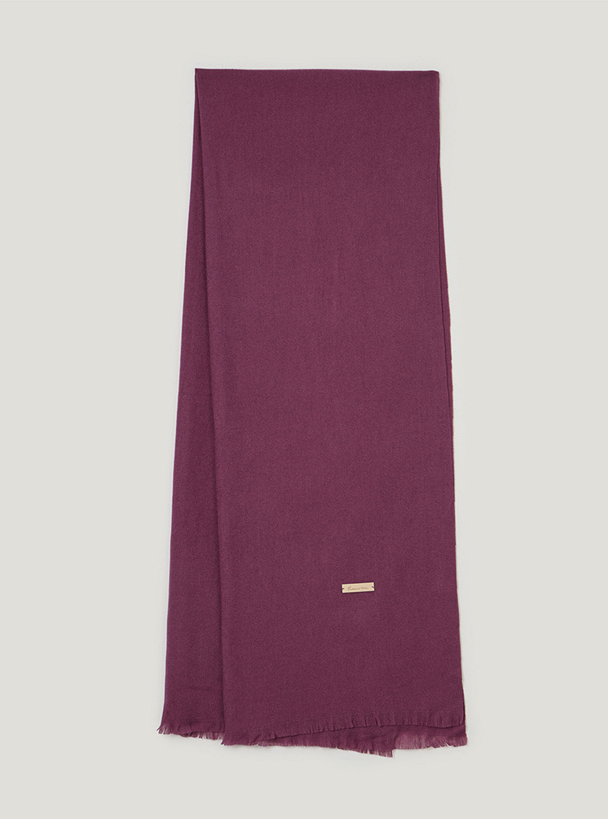 Kain basic color long muffler | Violet cutout