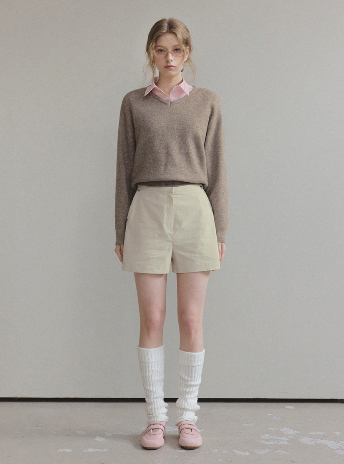 Lopt Rivet Corduroy Half Pants