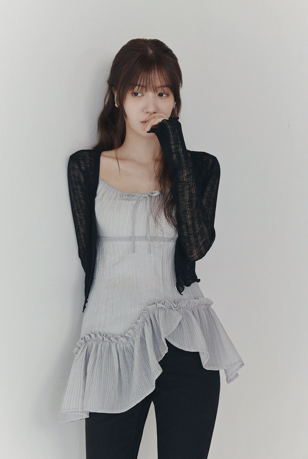 [TWEE] Cardigan d'été transparent à manches longues Mollin