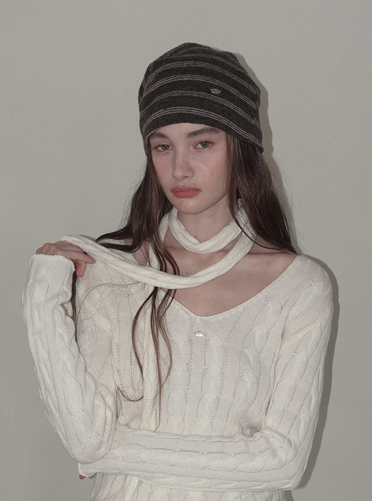 Chen stripe knit beanie | View 12