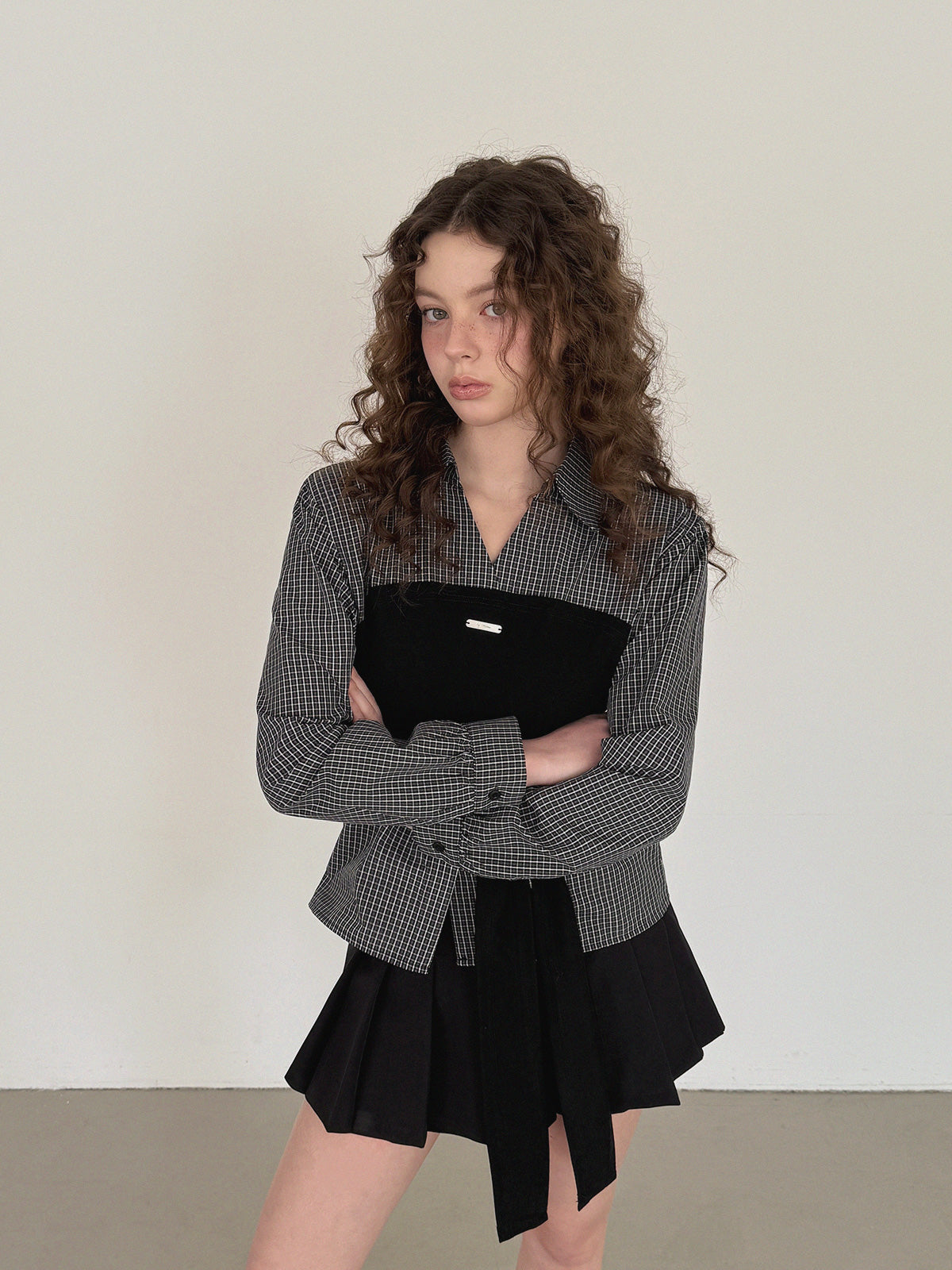 [TWEE] Noen Top Bustier a Strati - Camicia/Blusa