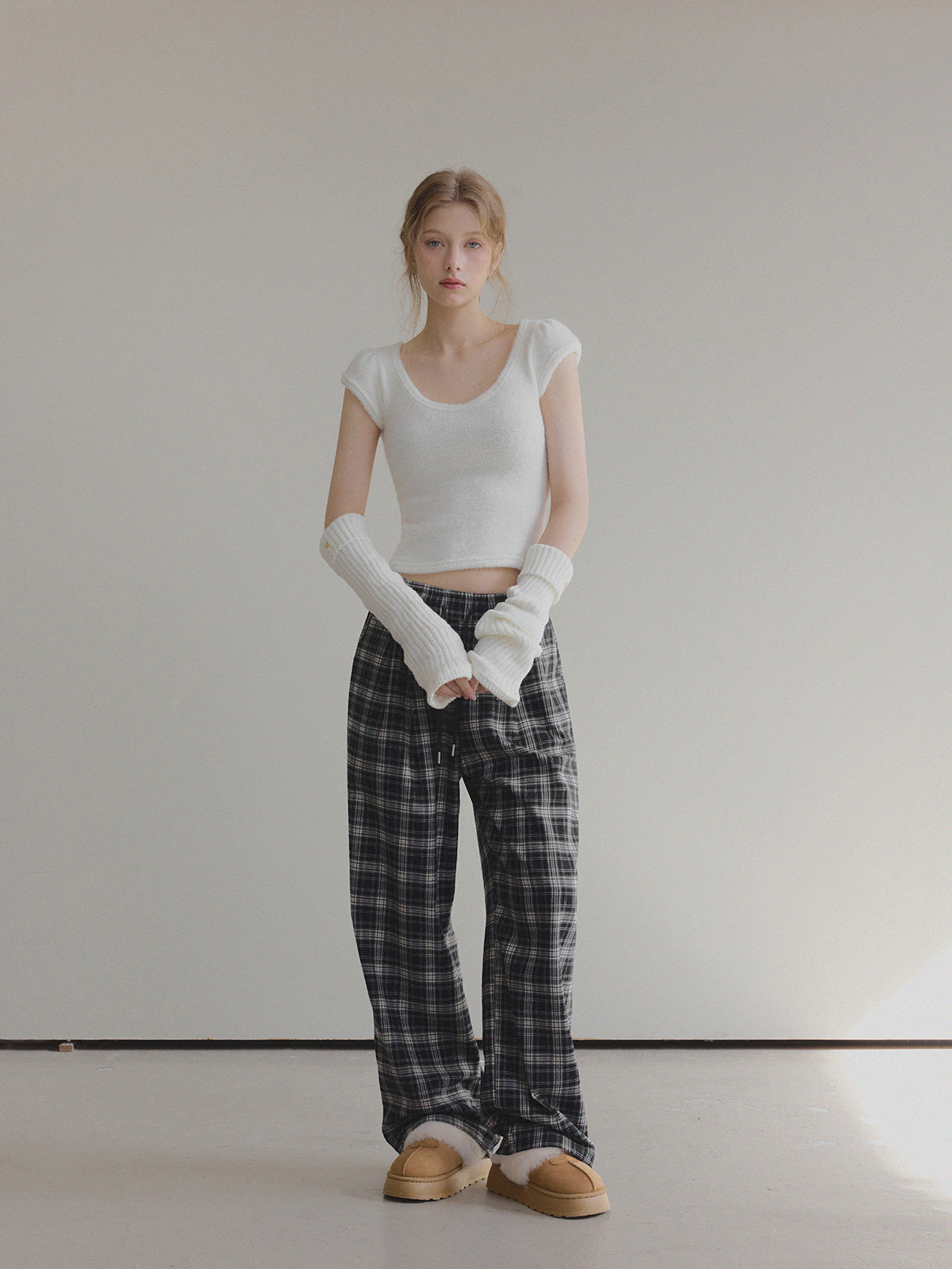 [TWEE]T-shirt Moven Terry col en U à manches courtes