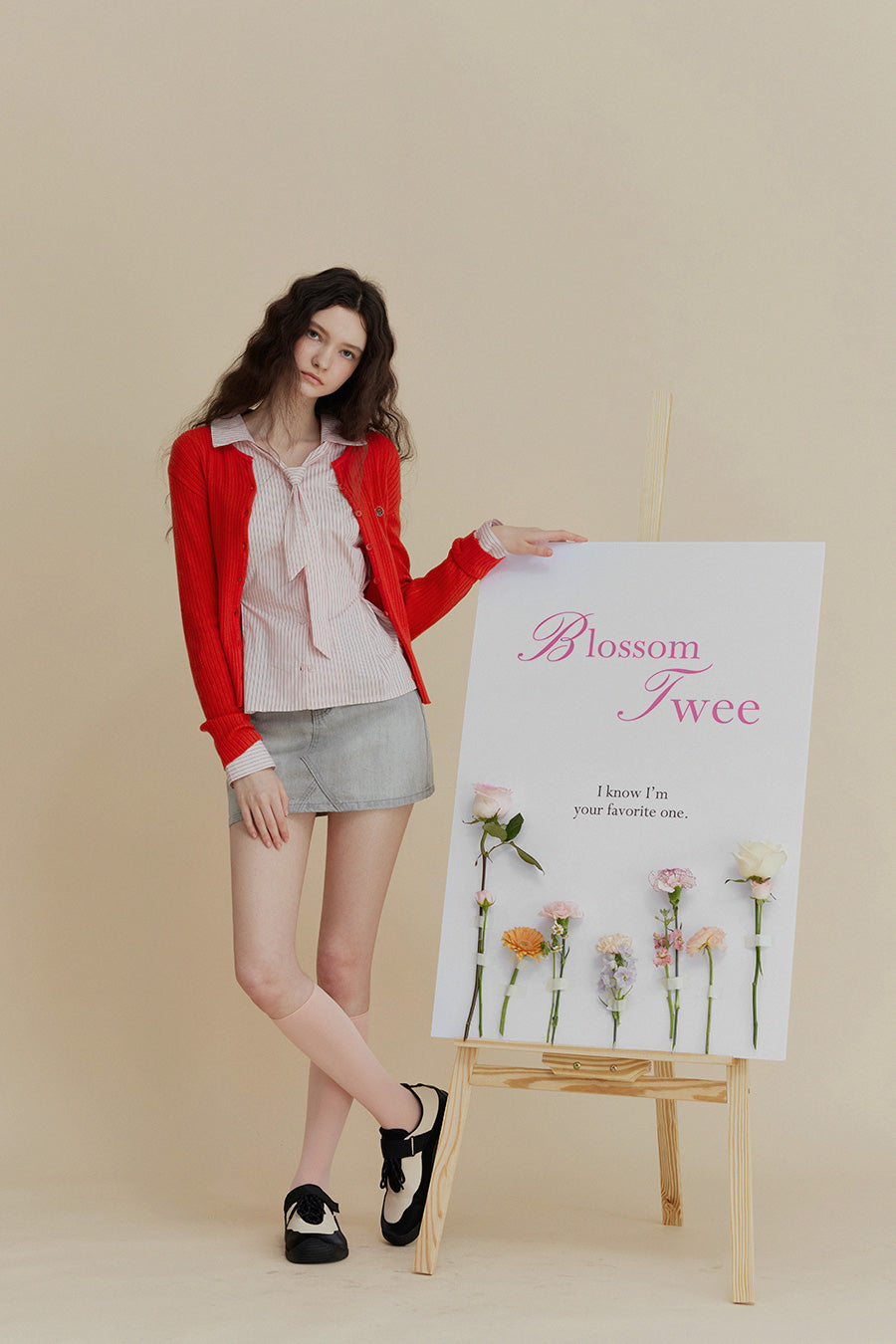 [TWEE] Chemise à rayures avec lien en vernis