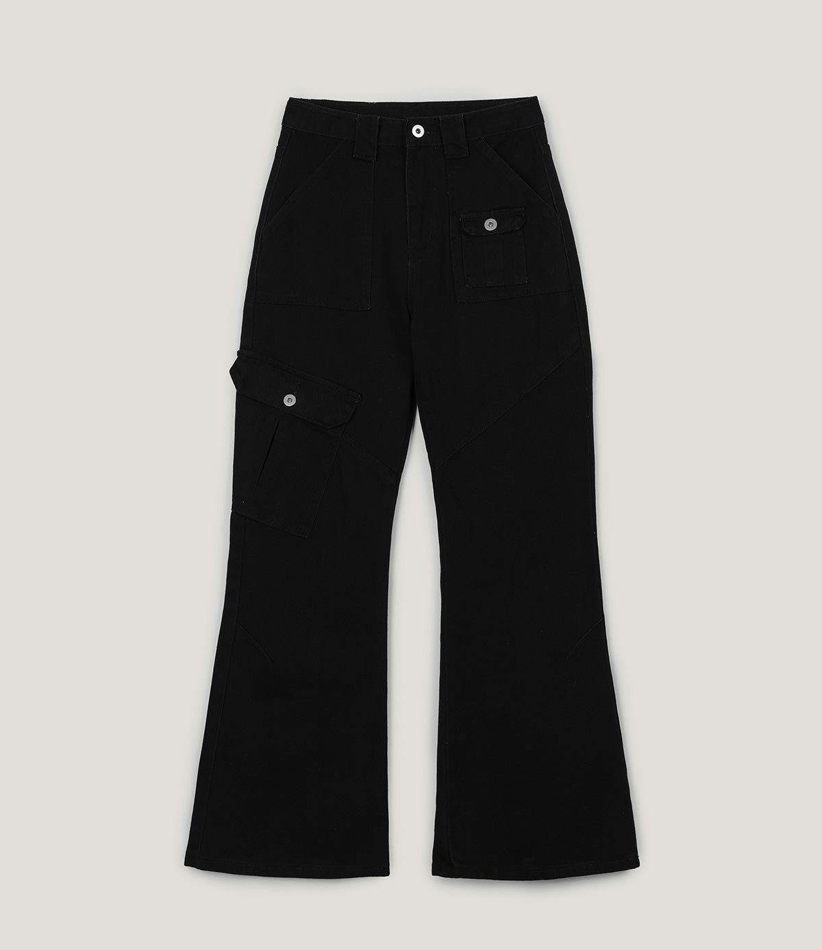 [TWEE] Pantalon Long Semi-Bootcut à Poche Bandi