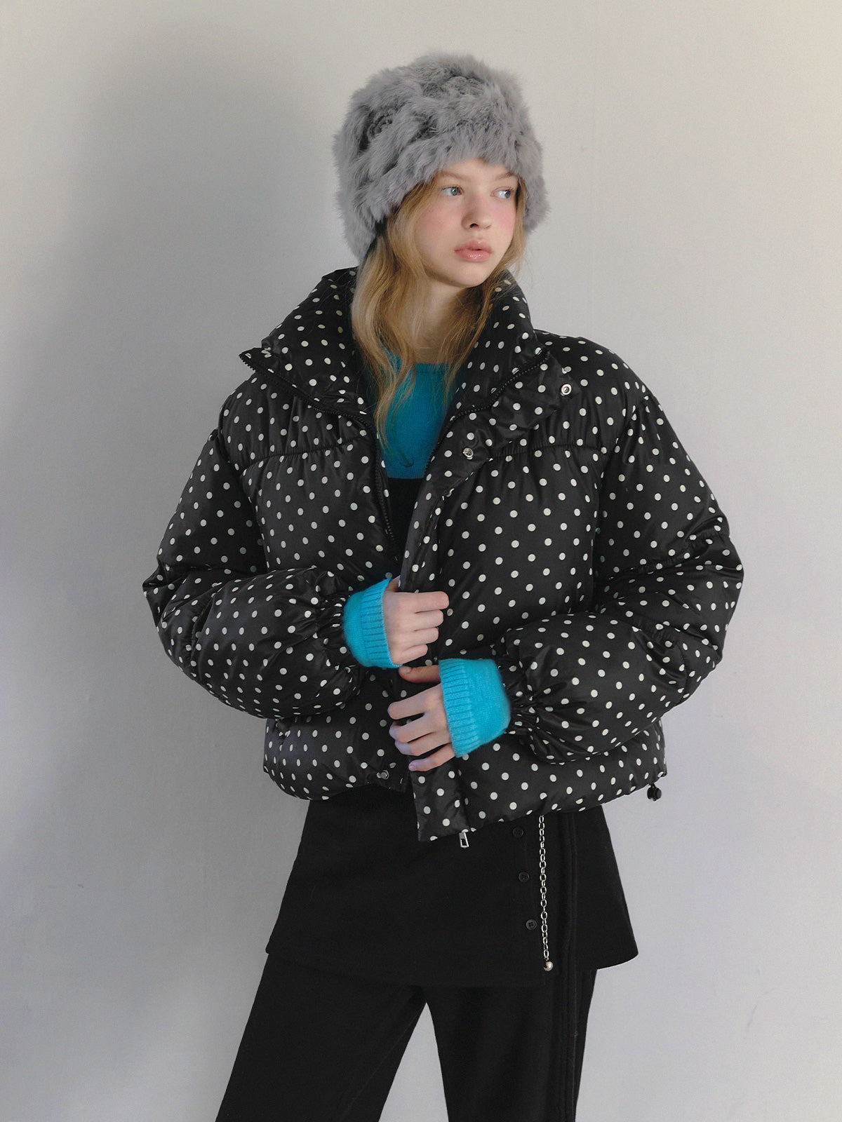[TWEE] Shaco kurzer, gepolsterter Pullover