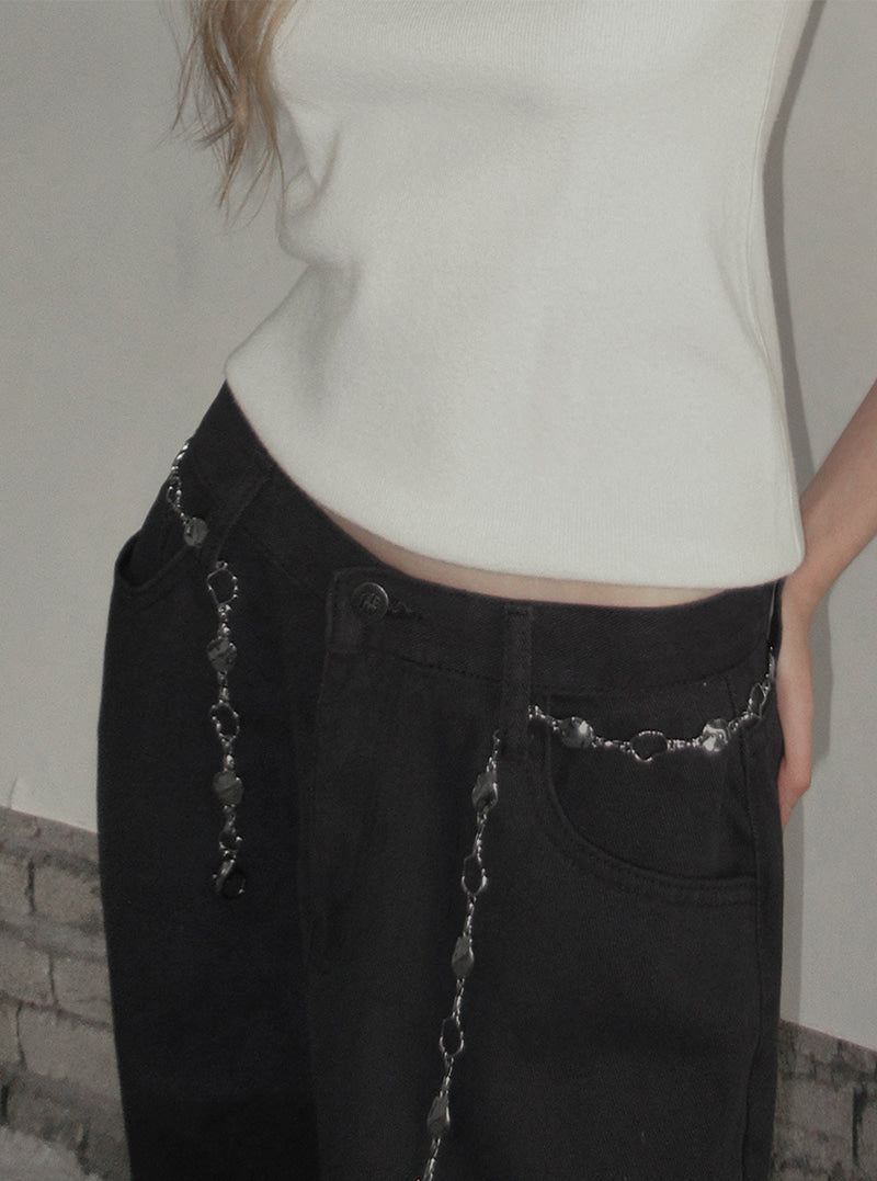 TWEE Thirty object mix chain belt | Product styling view 4