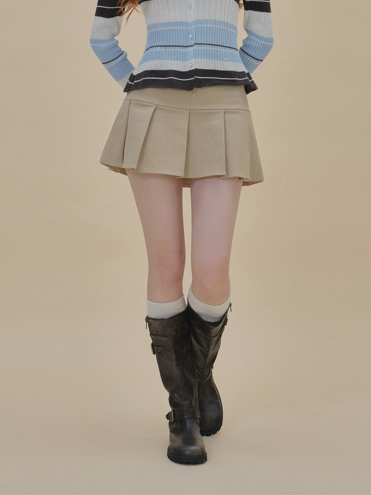 Oner Pleated Mini Skirt