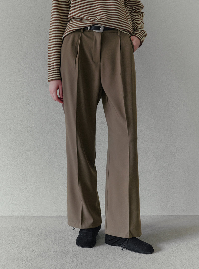 Yoon pintuck wide slacks | View 3