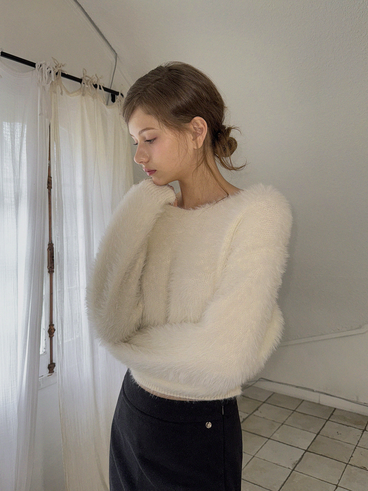 [TWEE] Pull en maille à bretelles Hollen