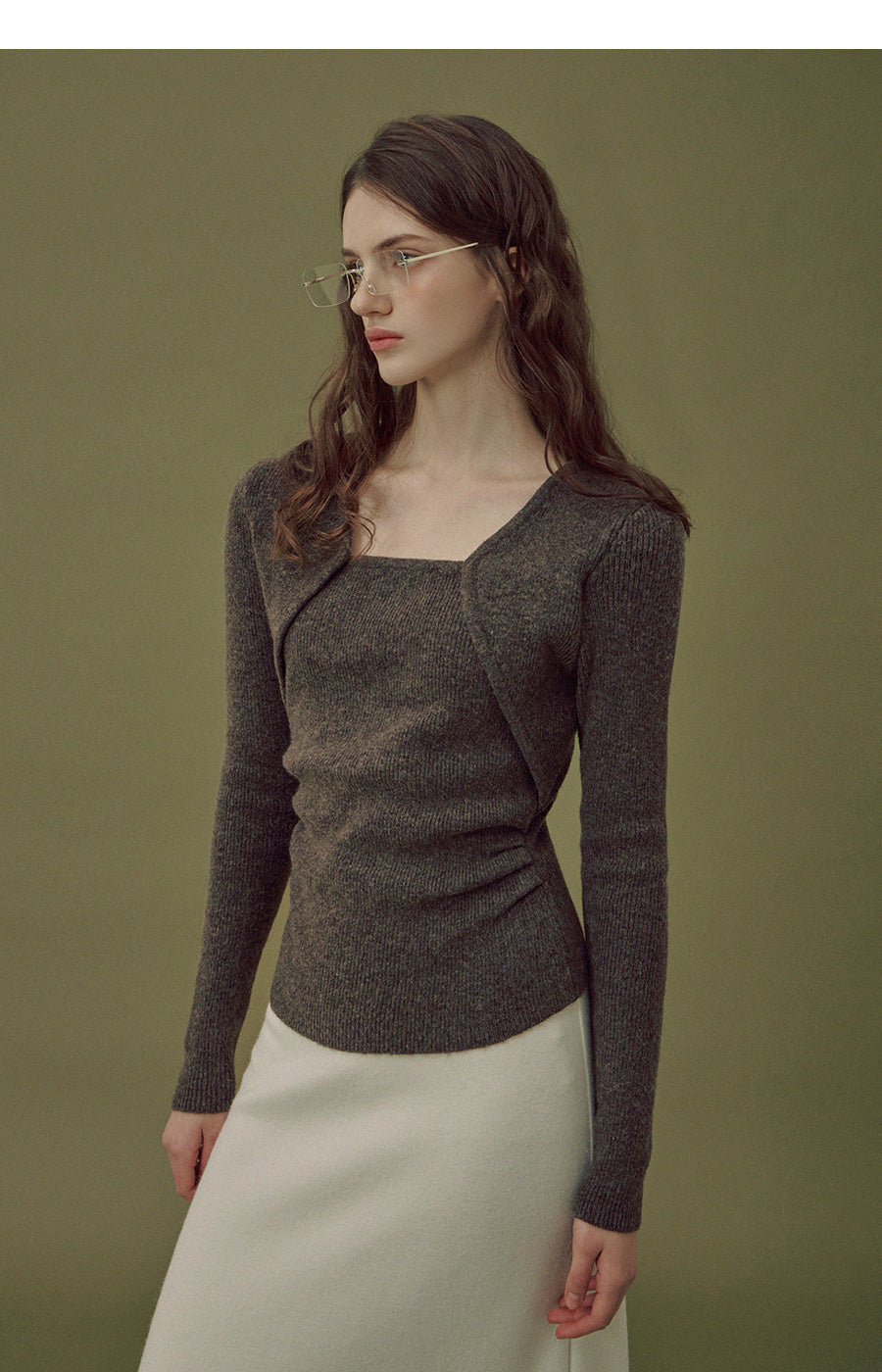 [TWEE] Áo Khoác Len Kethia Wool Shirring Bolero