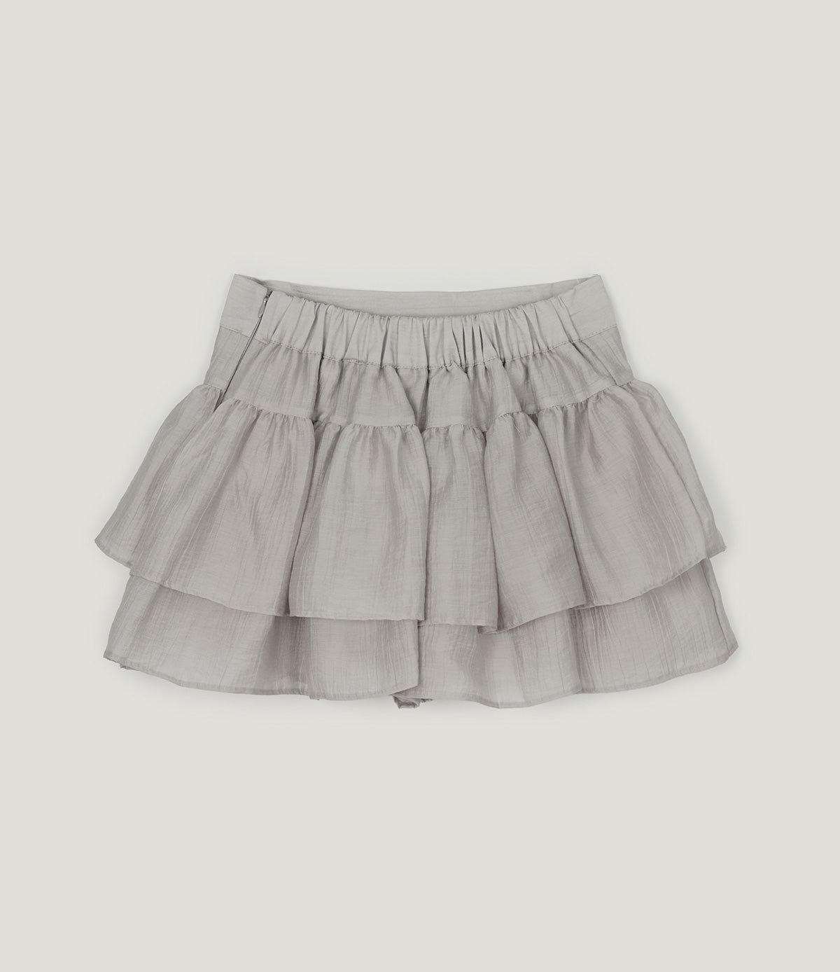 Blit tiered back banding mini skirt