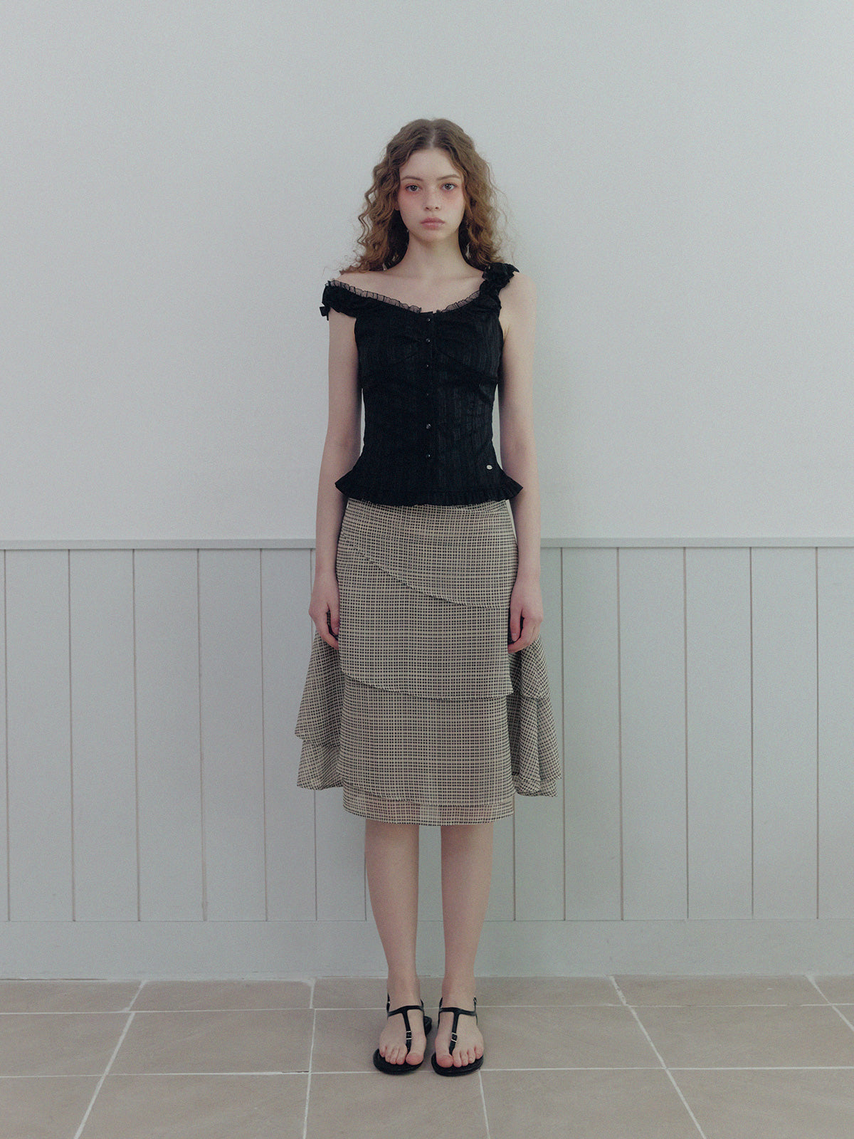 Untive Pattern Sleeveless Blouse