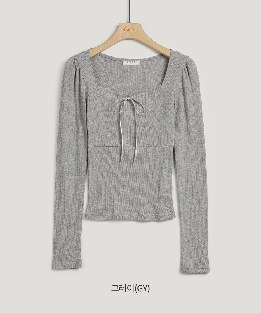 Leche Tie Lace T-Shirt