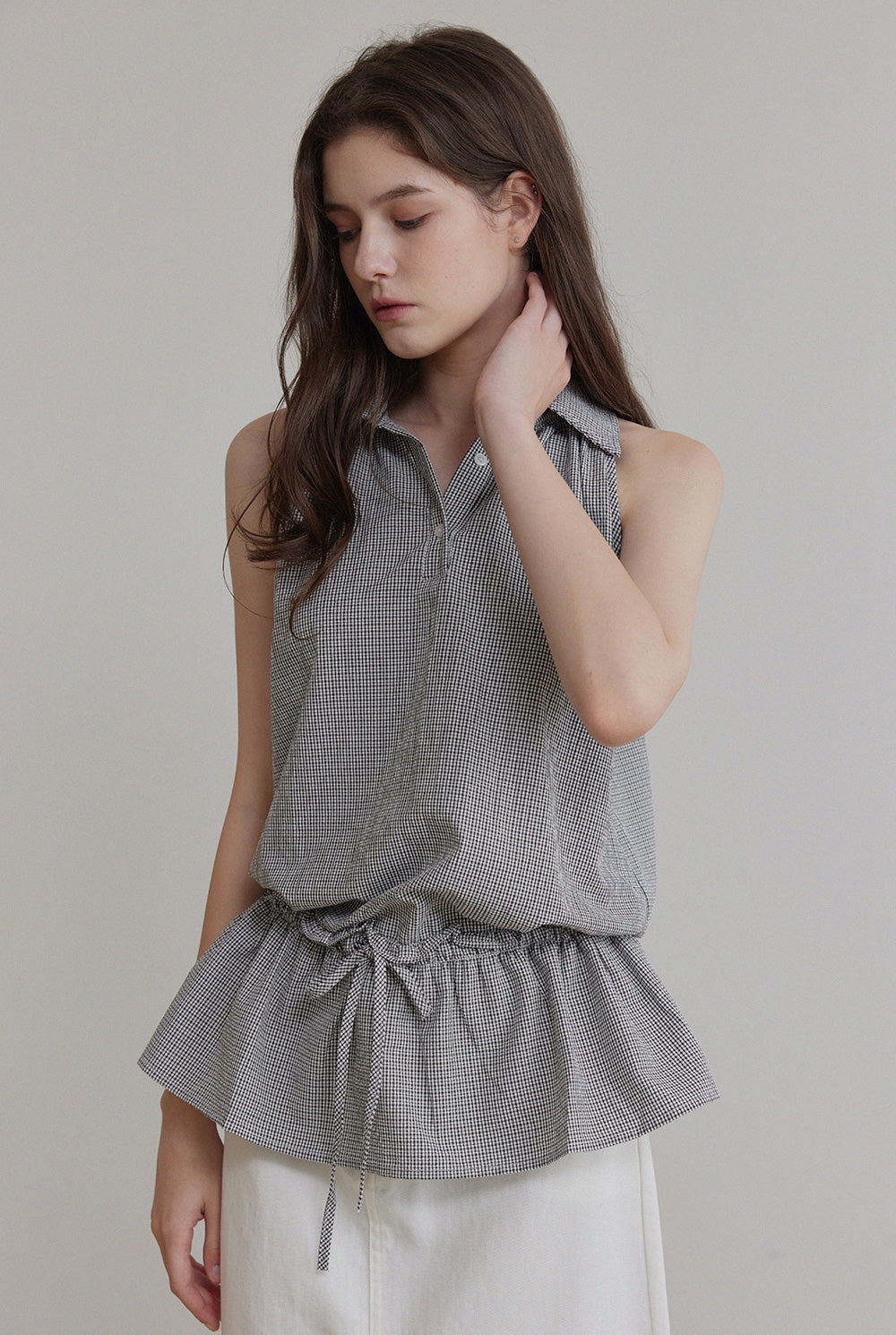 [TWEE] Emkin Kragen Flare Bluse